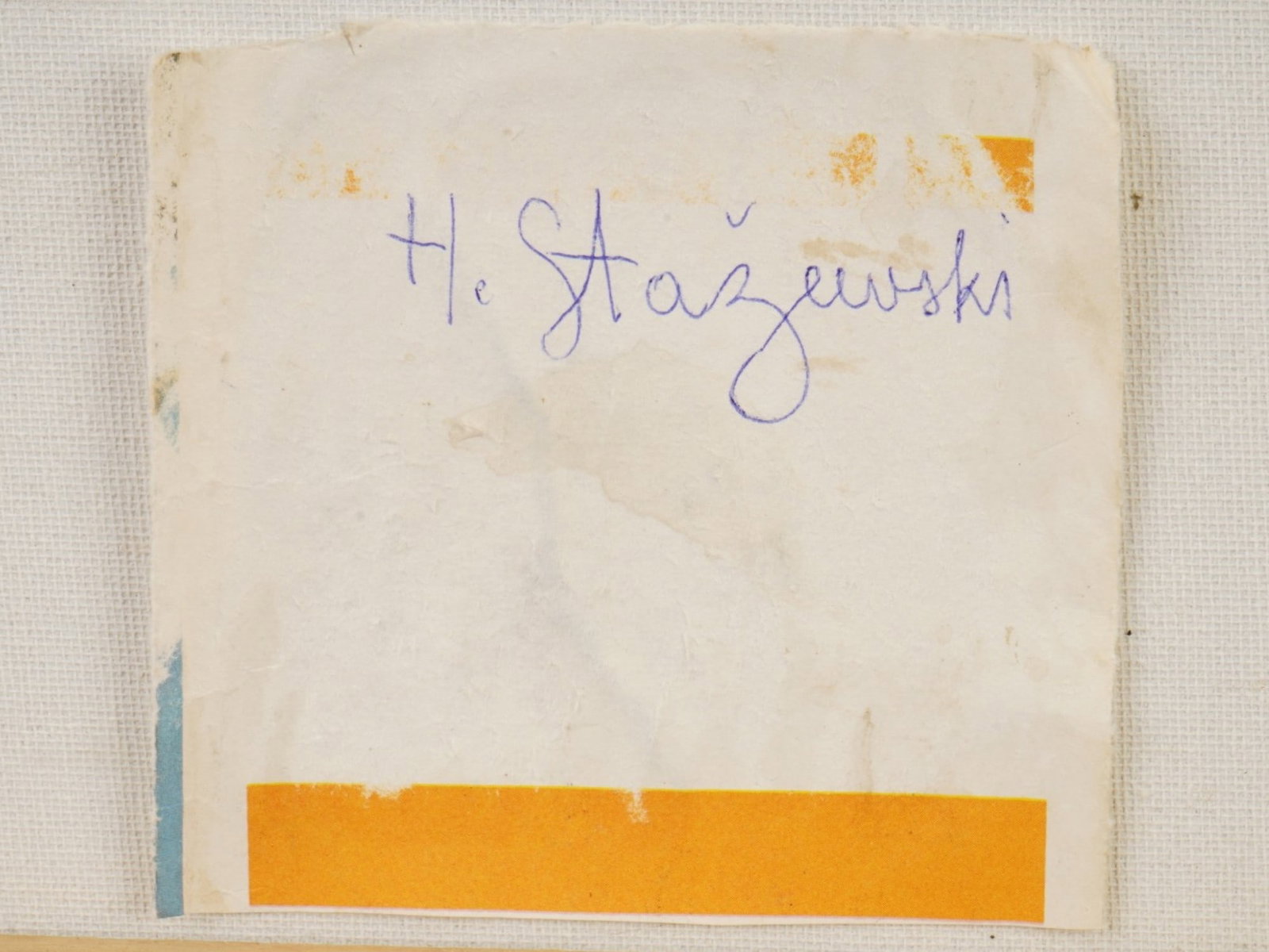 HENRYK STAZEWSKI POLISH ARTWORK ABSTRACT COMPOSITION - 5