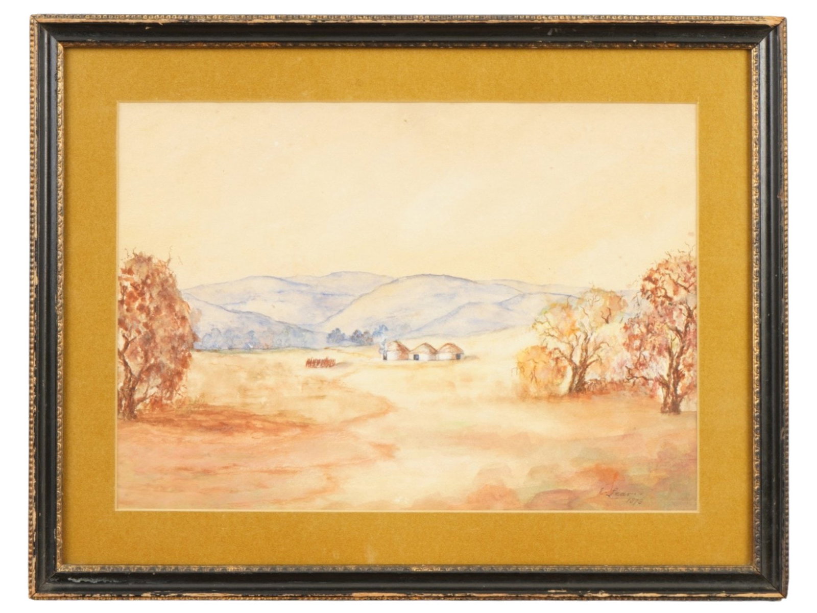 ATTR TO EDWARD LEAR ENGLISH WATERCOLOR PAINTING (1 of 4)