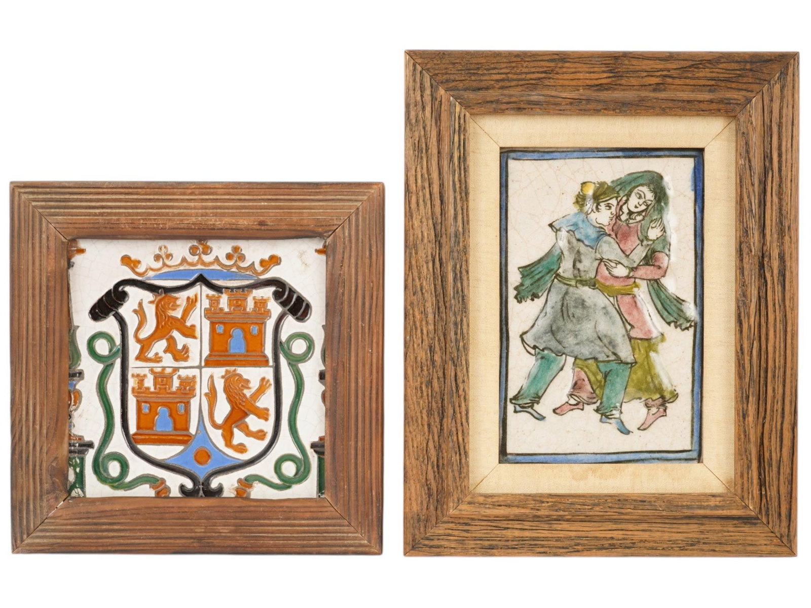 SPANISH AND PERSIAN HAND PAINTED CERAMIC TILES (1 of 5)