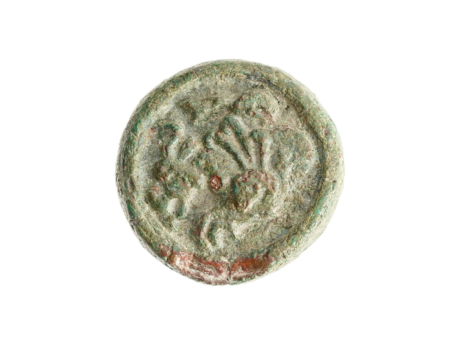 ANCIENT ROMAN ENGRAVED BRONZE WEIGHT CA 100 TO 300 AD (1 of 4)