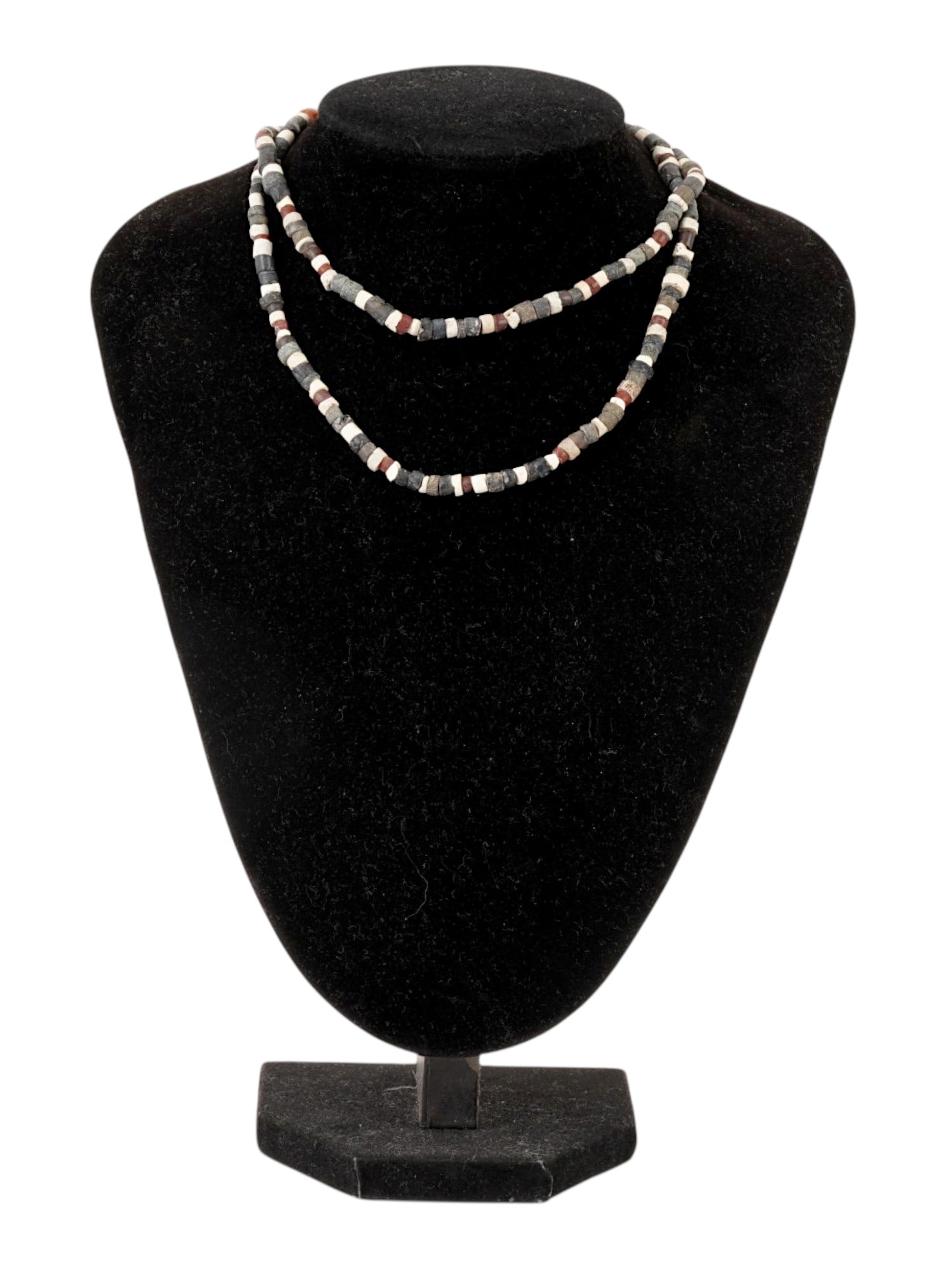 ANCIENT EGYPTIAN STEATITE BEAD NECKLACE 700 TO 200 BC (1 of 5)