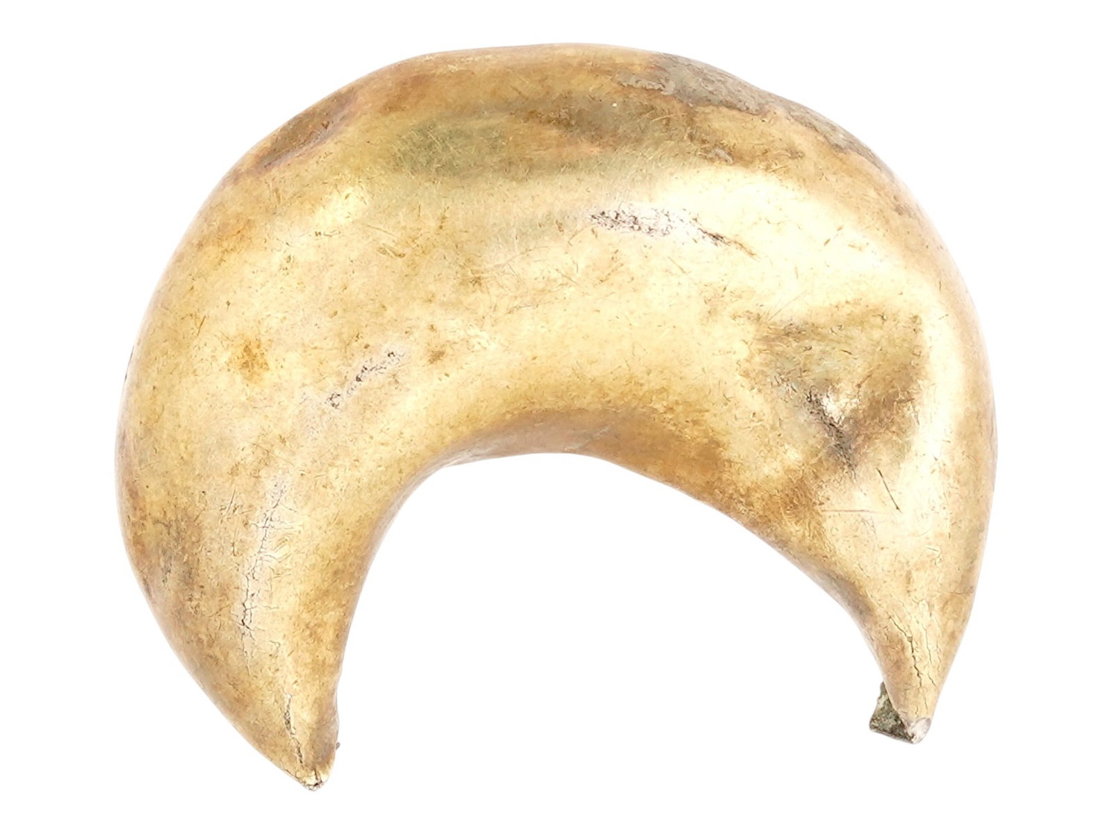 ANCIENT ROMAN GOLD CRESCENT JEWELRY WARE 100 TO 300 AD (1 of 3)