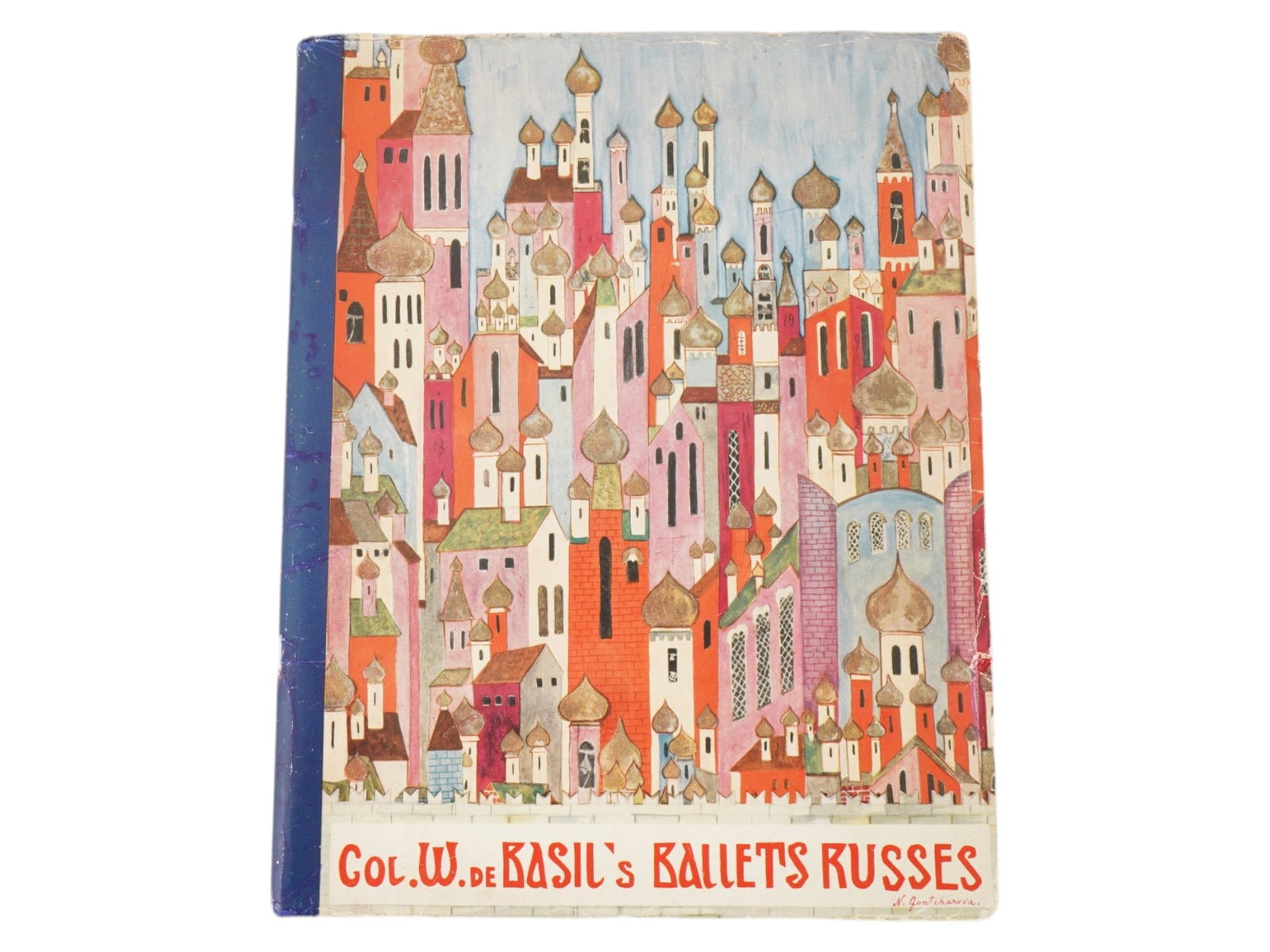 1935 WASSILY BASILS BALLETS RUSSES NEW YORK PROGRAM (1 of 8)