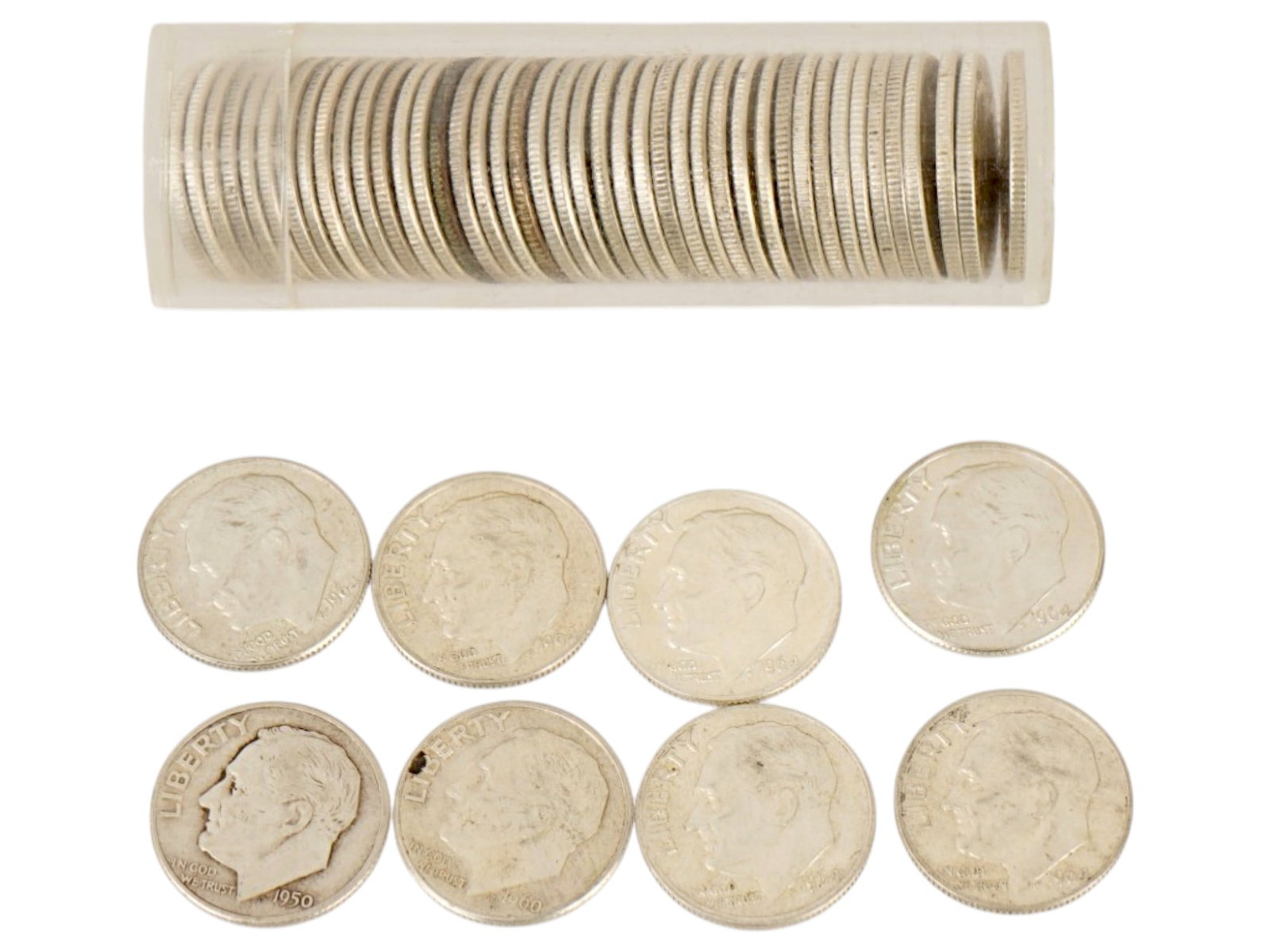 COLLECTION OF VTG UNITED STATES SILVER ROOSEVELT DIMES (1 of 4)