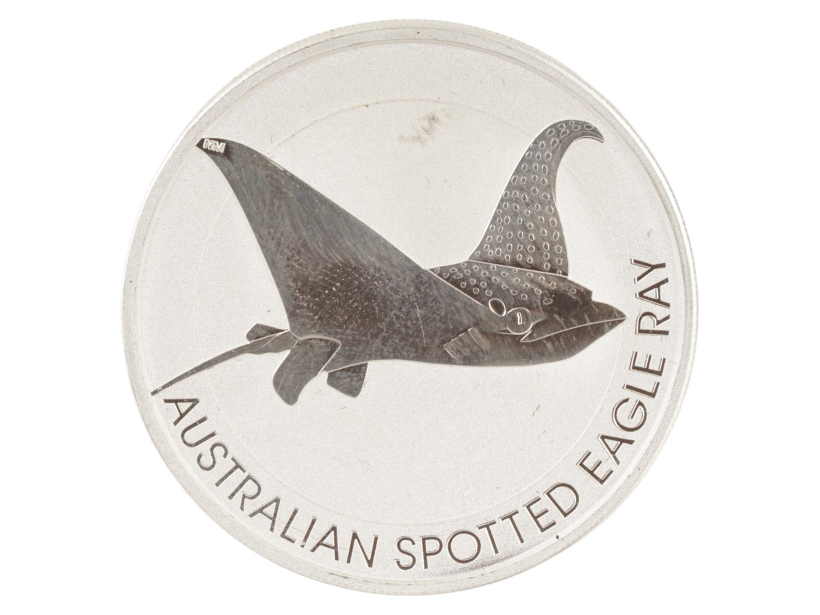 AUSTRALIAN 2 DOLLAR SPOTTED EAGLE RAY 9999 SILVER COIN (1 of 5)