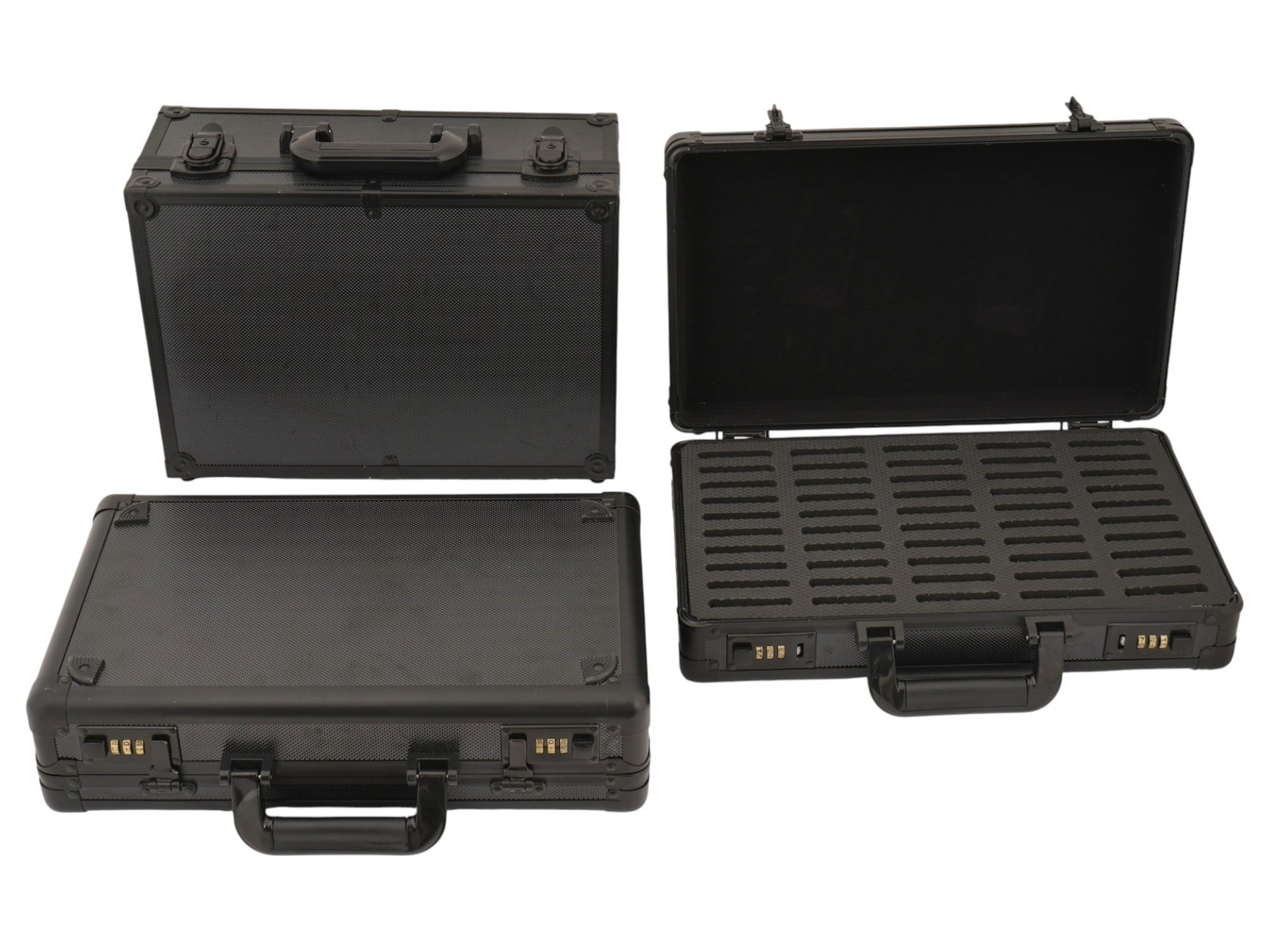 GROUP OF THREE HARD SIDED CASES FOR GRADED COINS (1 of 9)