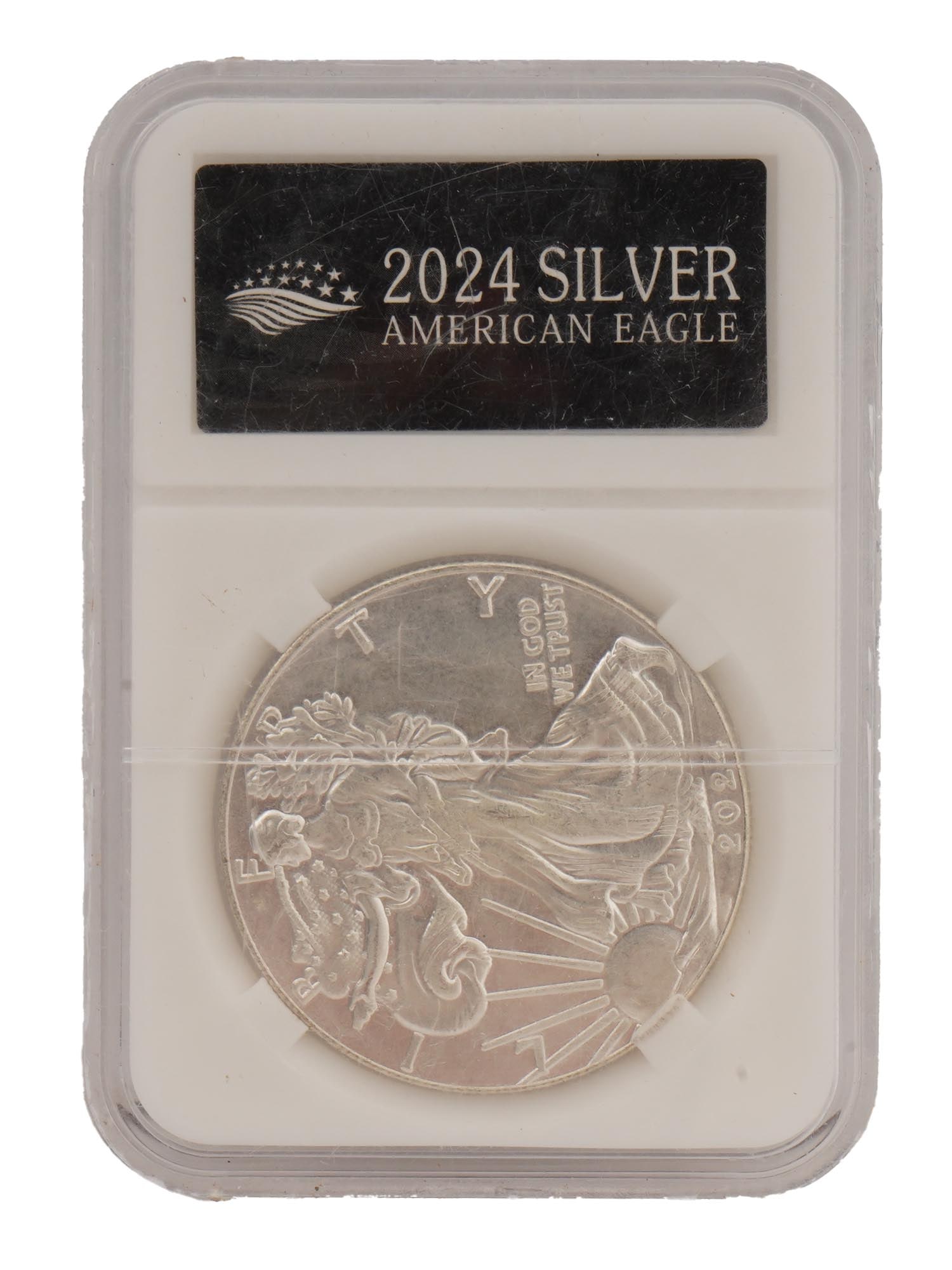 2024 GRADED AMERICAN SILVER EAGLE COIN (1 of 4)