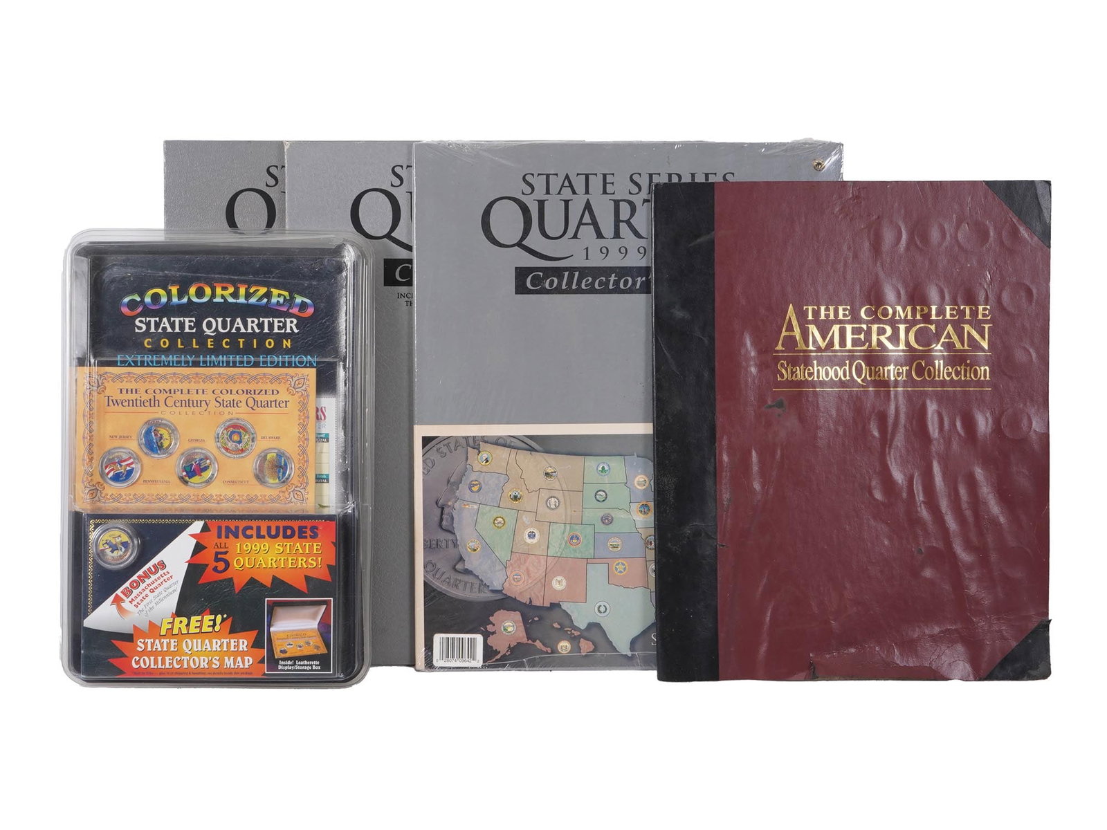 COLLECTION OF US STATE QUARTER COLLECTOR SETS (1 of 4)