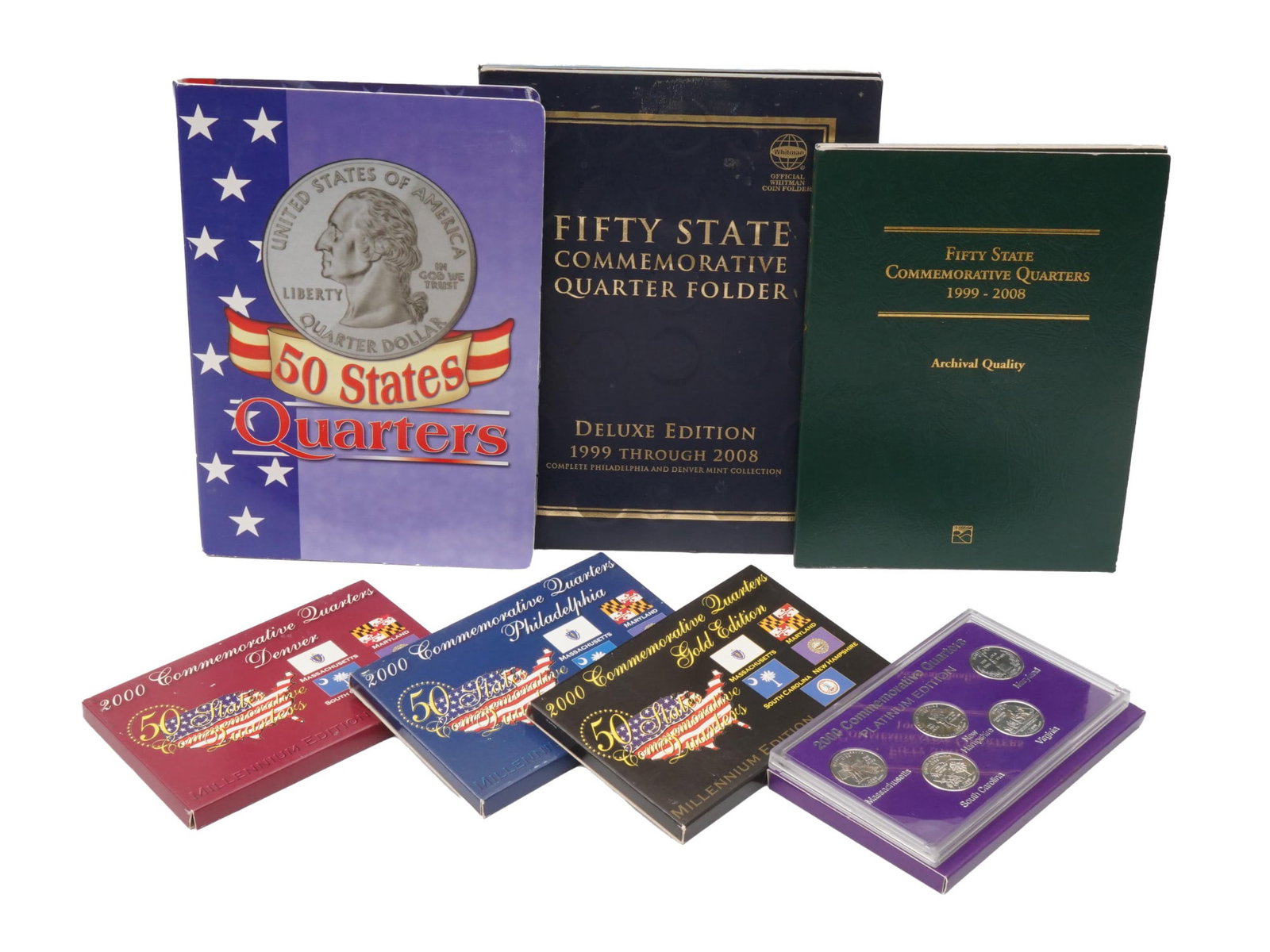 COLLECTION OF AMERICAN 50 STATES QUARTER COINS (1 of 4)