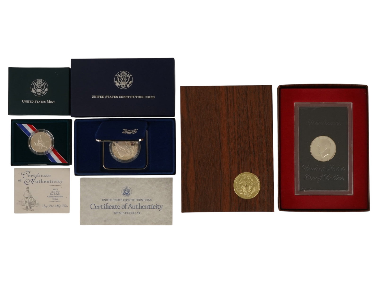 COLLECTION OF US MINT COMMEMORATIVE AND PROOF COINS (1 of 8)