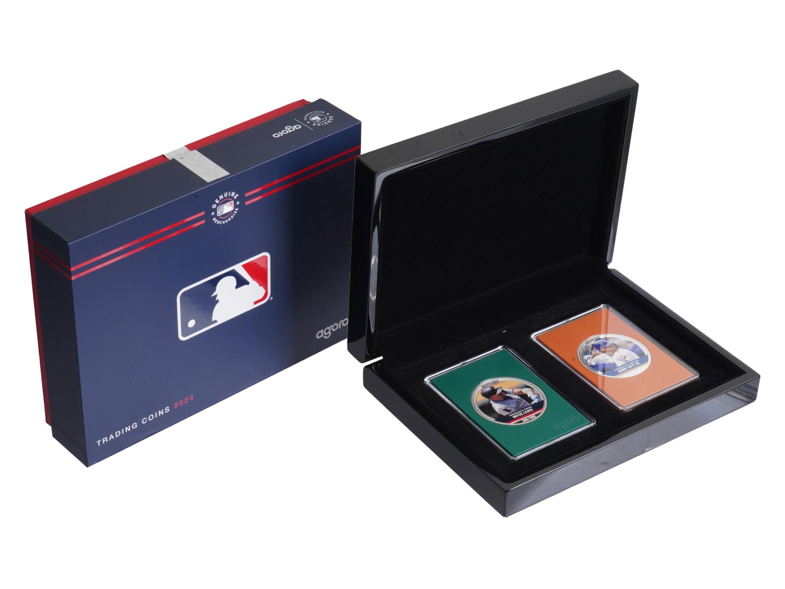 2024 SILVER MLB SPORTS TRADING COINS AGORO IOB (1 of 5)