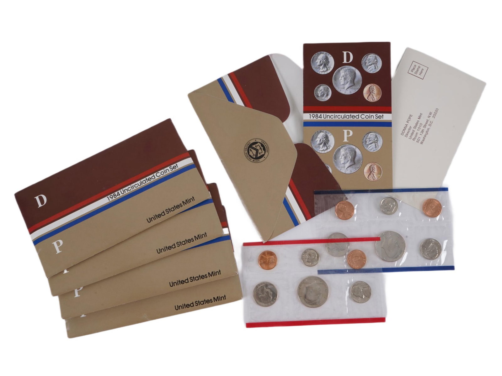 COLLECTION OF 1980 TO 1984 US UNCIRCULATED COIN SETS (1 of 4)