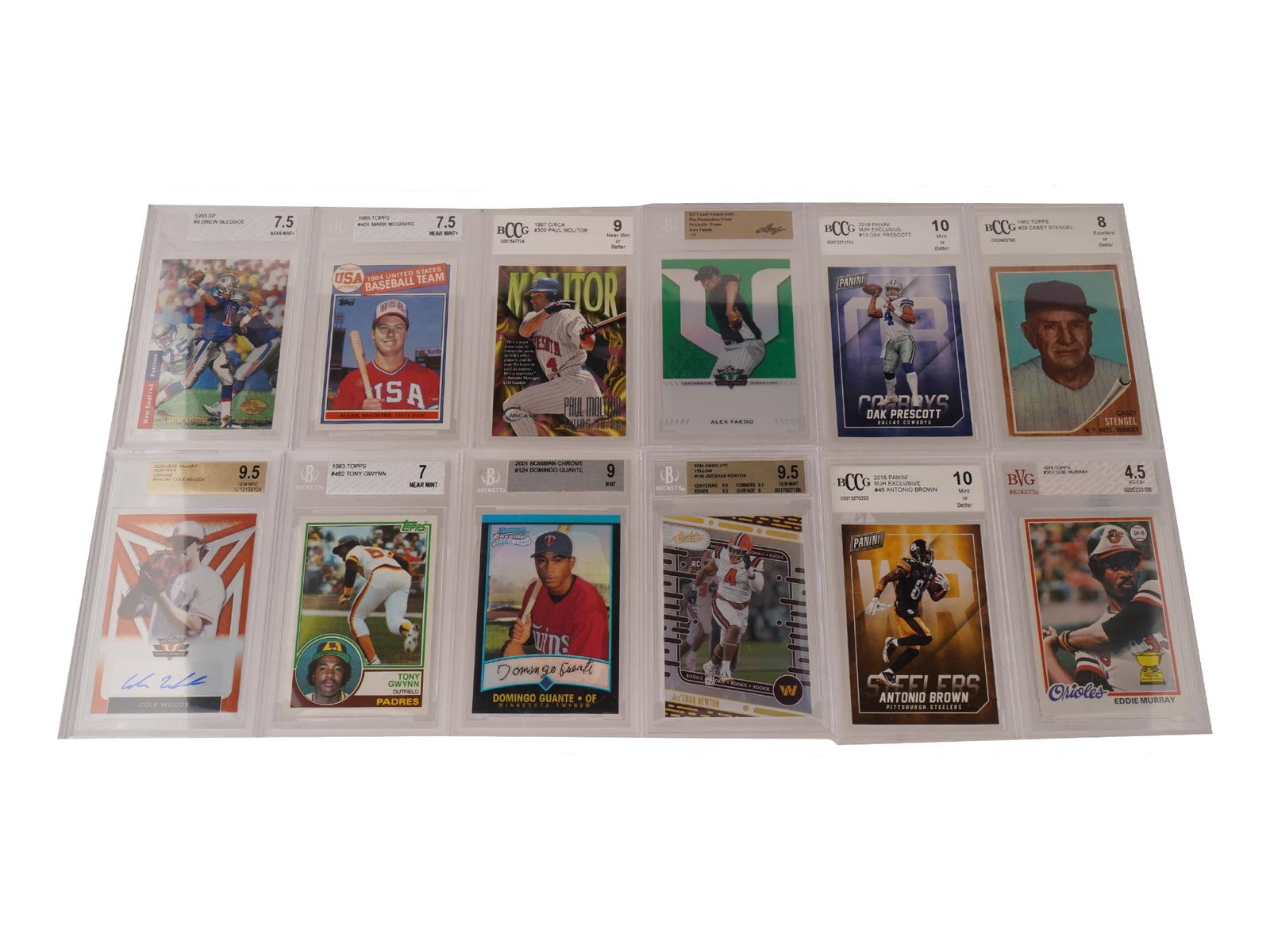 COLLECTION OF BECKETT GRADED SPORTS TRADING CARDS (1 of 6)