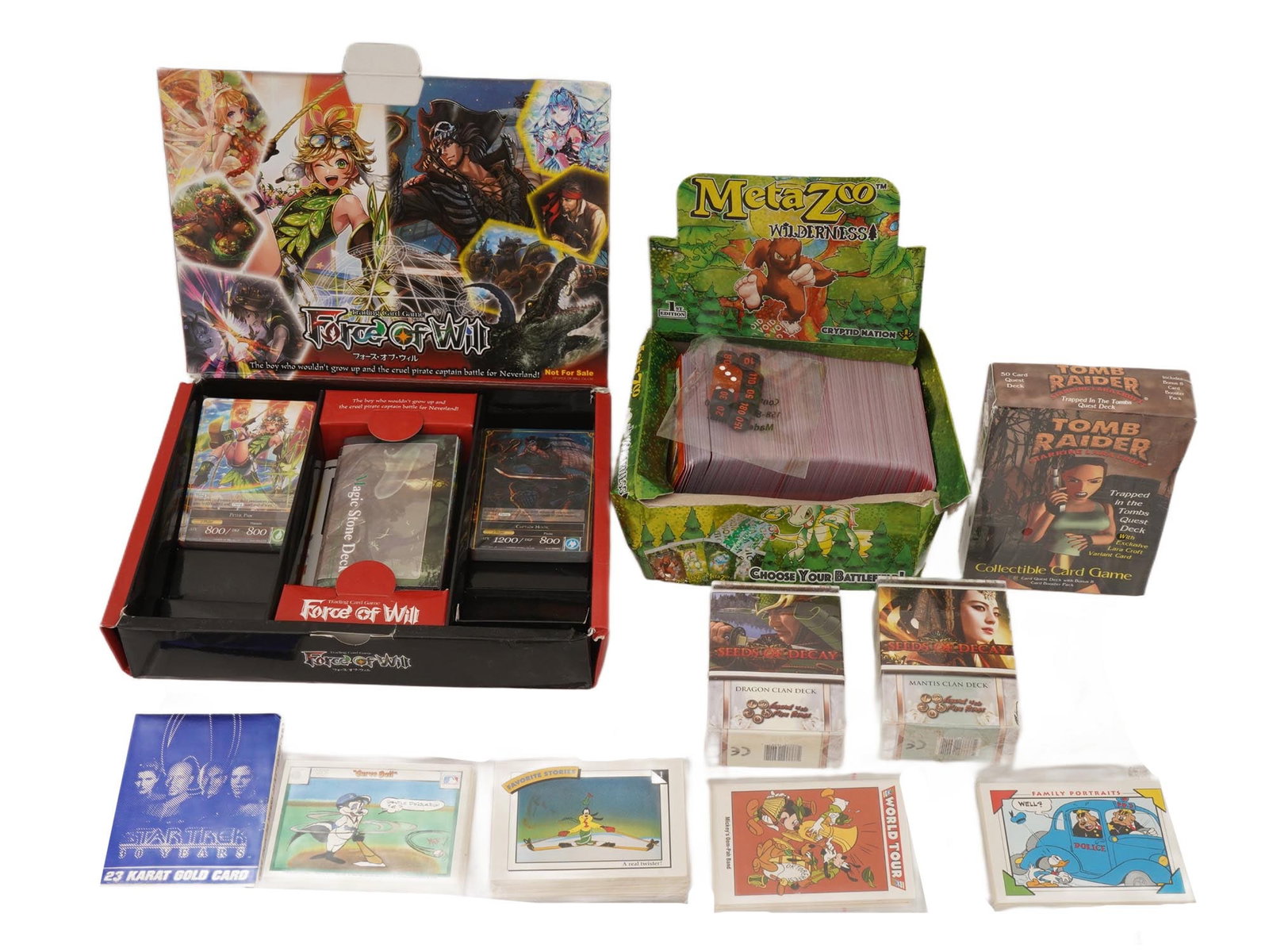 COLLECTION OF VINTAGE TRADING CARD GAMES (1 of 9)