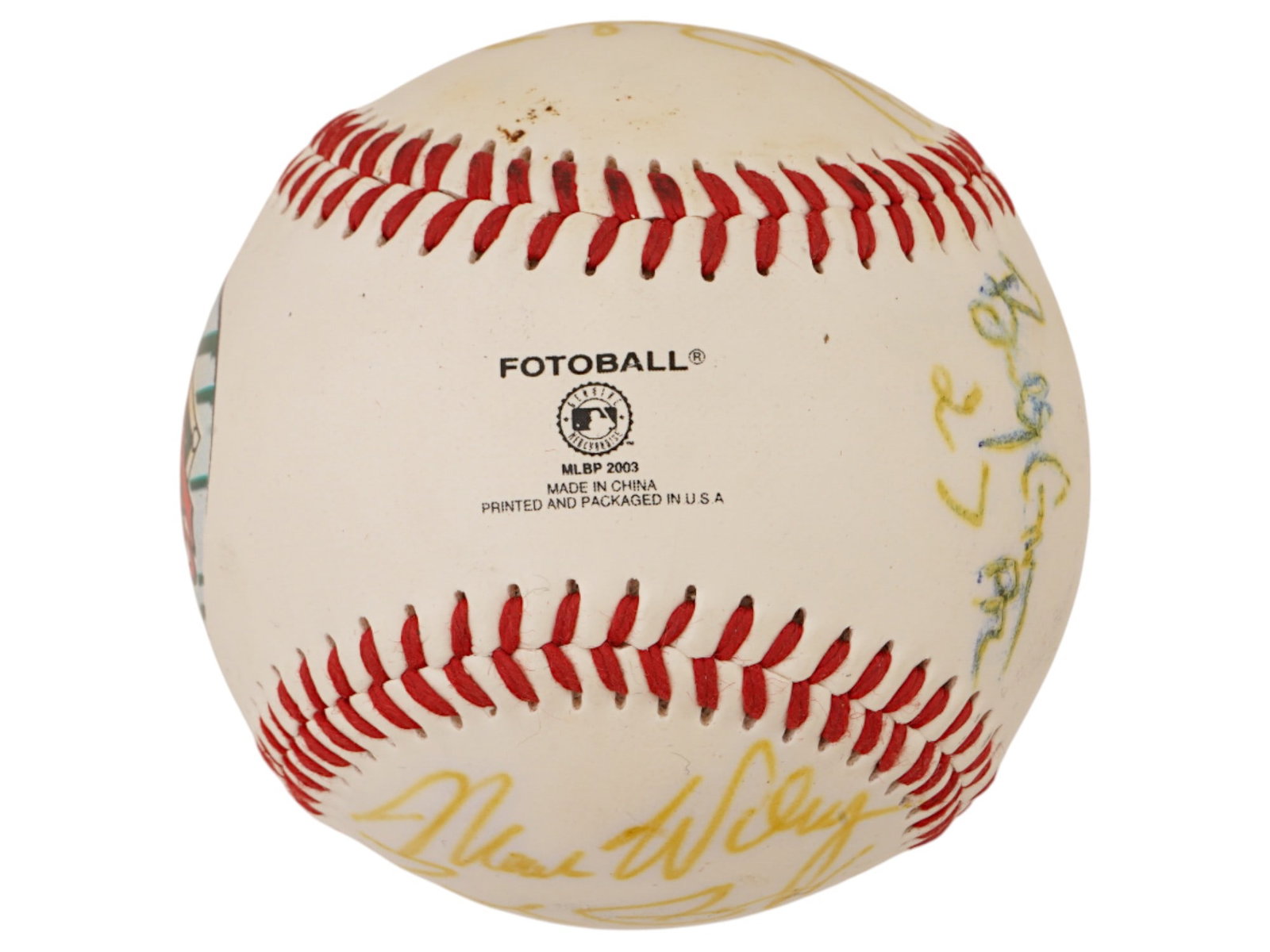 BALTIMORE ORIOLES PARTIAL TEAM SIGNED BALL - 5