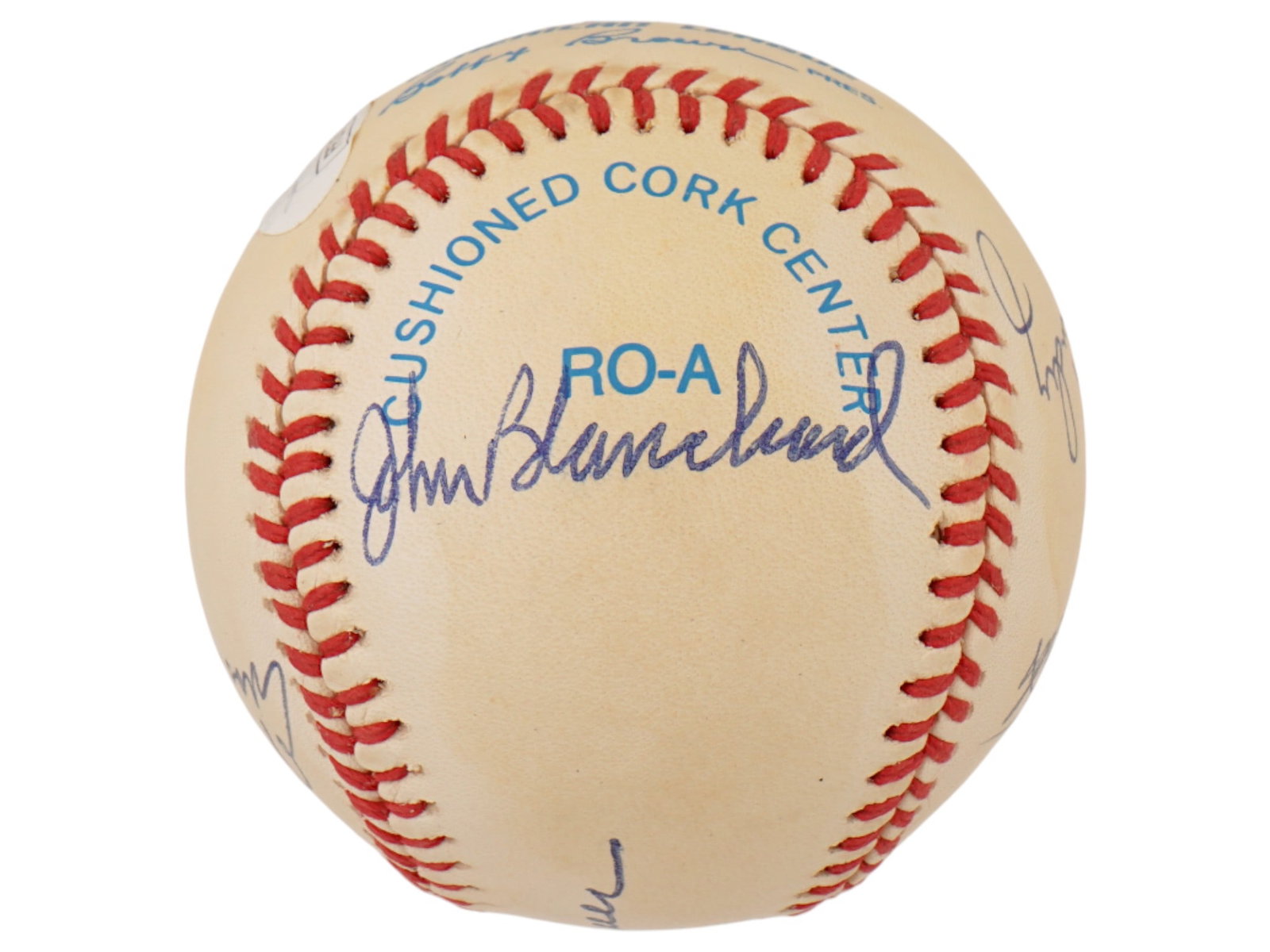 MULTI AUTOGRAPHED BASEBALL YANKEE LEGENDS JSA - 4