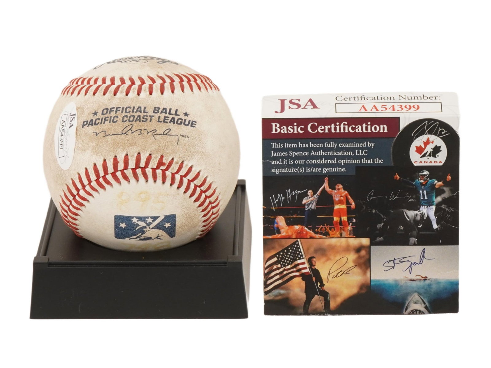 AMERICAN BASEBALL AUTOGRAPHED BY TYSON ROSS W COA (1 of 9)
