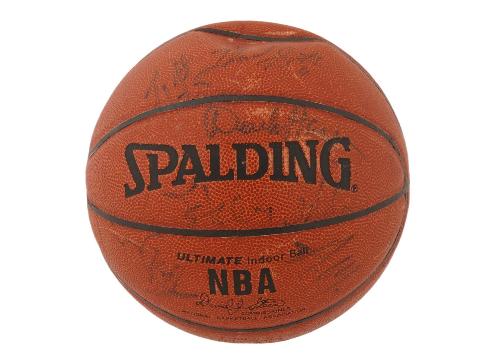 AUTOGRAPHED SPALDING ULTIMATE INDOOR BALL NBA BASKETBALL (1 of 5)