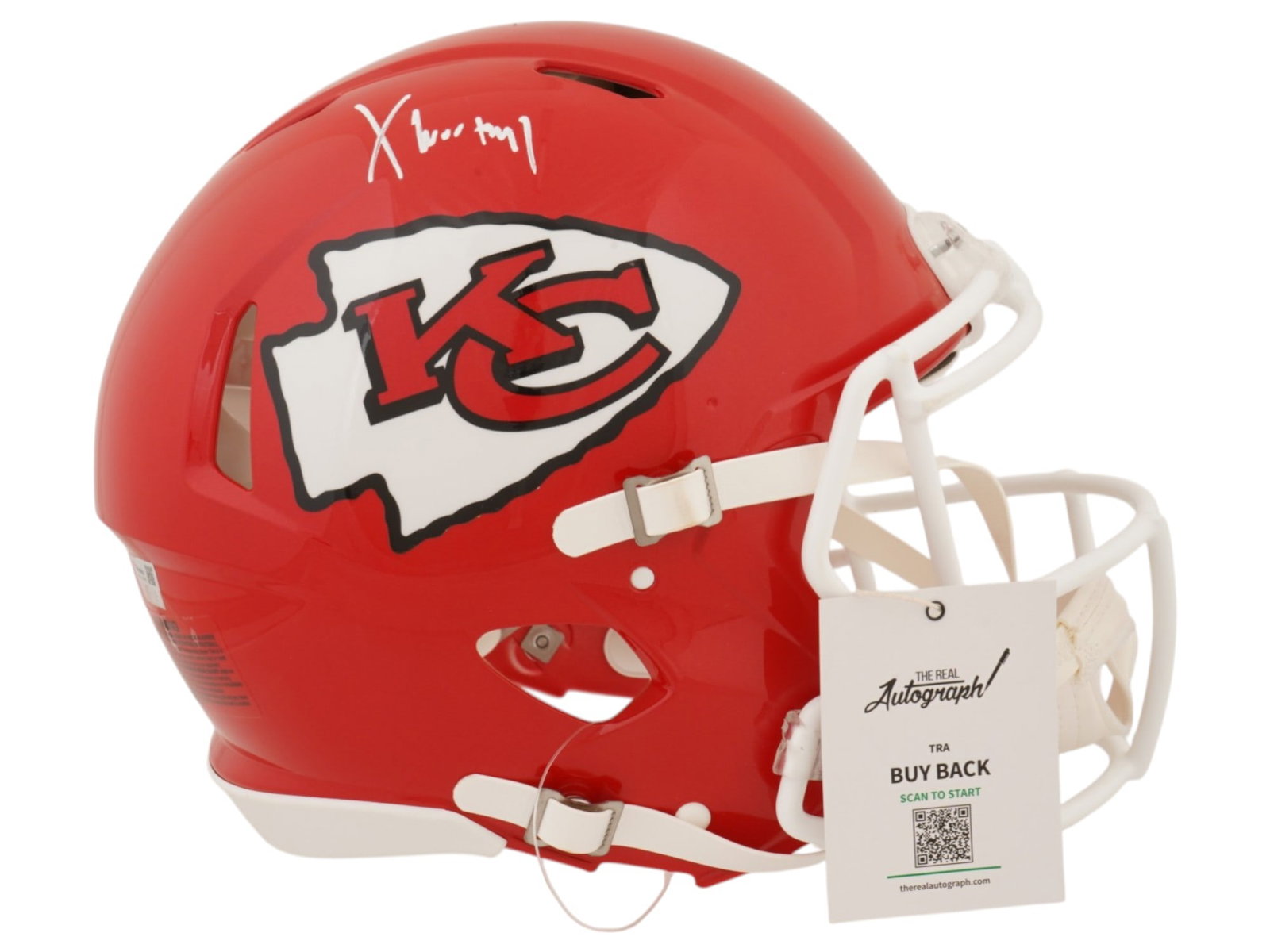 XAVIER WORTHY SIGNED CHIEFS FULL SIZE HELMET FANATICS COA (1 of 11)