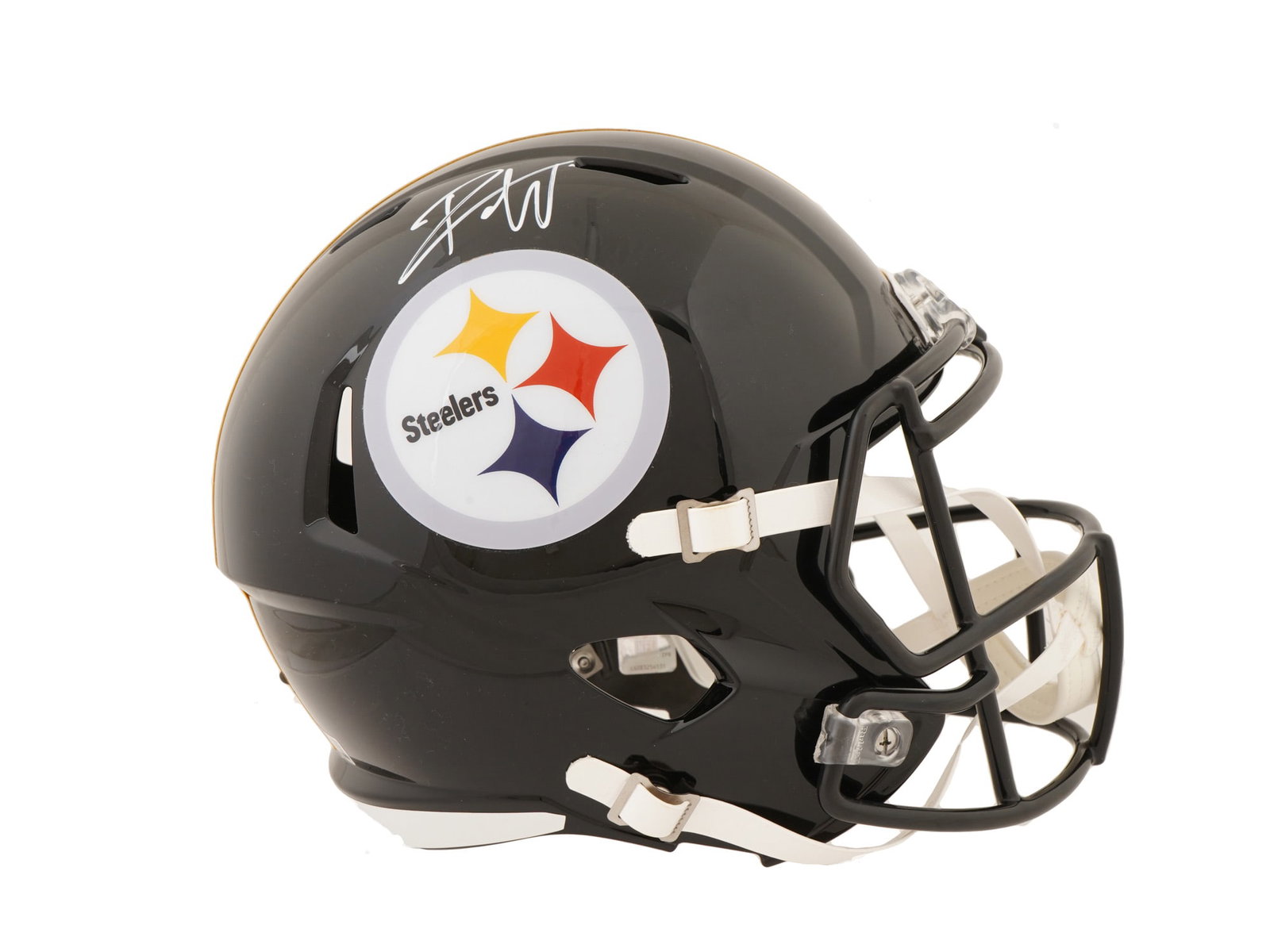 ROMAN WILSON SIGNED STEELERS REPLICA HELMET BECKETT COA (1 of 9)
