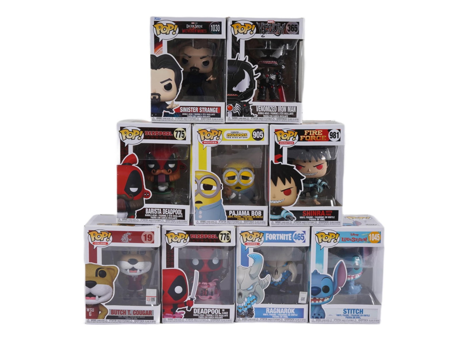 COLLECTION OF FUNKO POP VINYL FIGURES IN ORIGINAL BOXES (1 of 3)