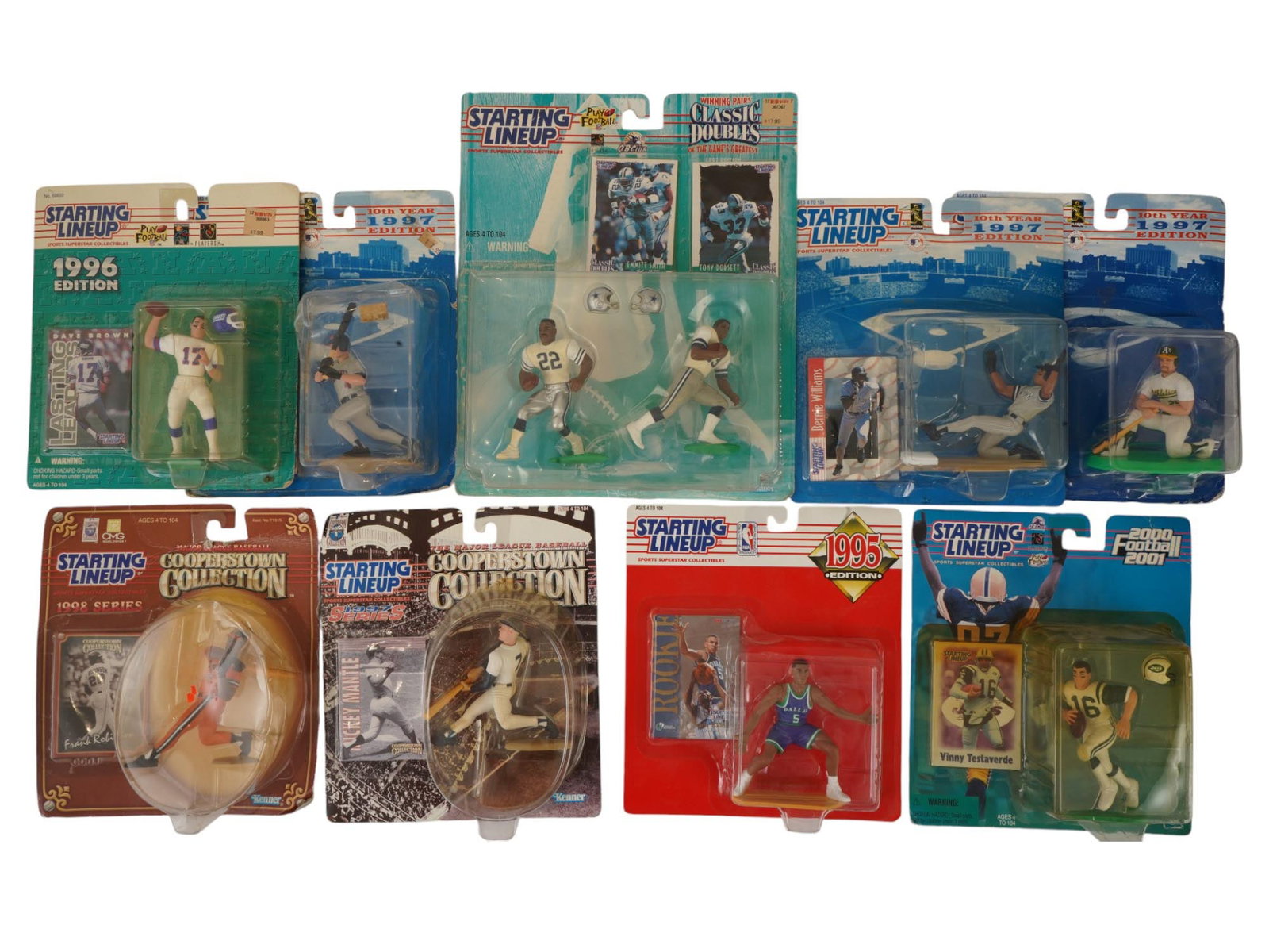 VINTAGE AMERICAN BASEBALL PLAYER FIGURINES IOB (1 of 10)