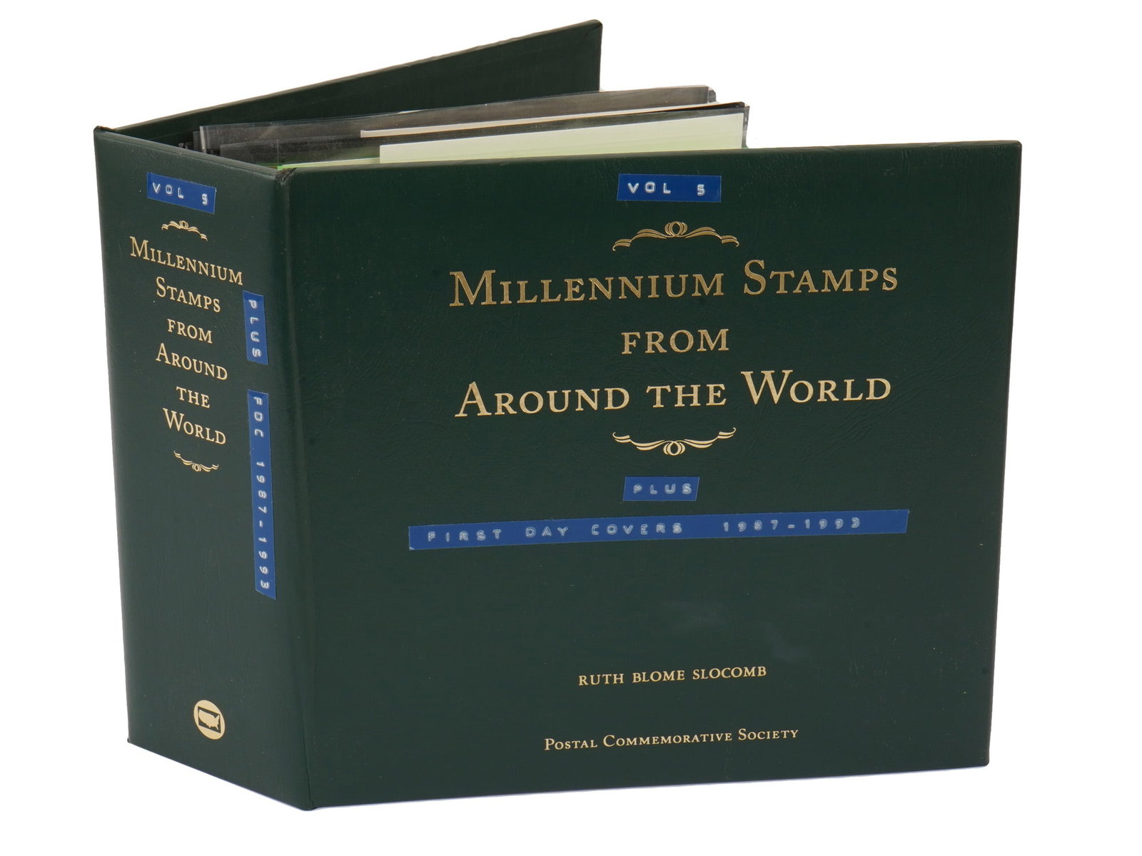 VTG MILLENNIUM STAMPS FROM AROUND THE WORLD ALBUM (1 of 4)