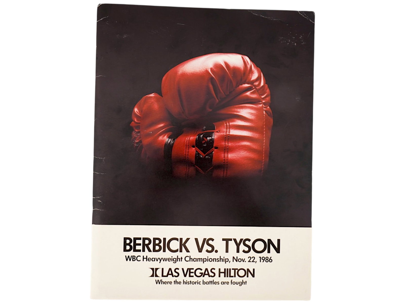 ORIGINAL PRESS RELEASE MIKE TYSON VS TREVOR BERBICK 1986 (1 of 5)