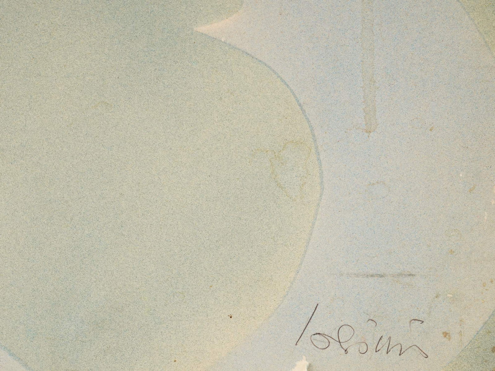 MODERN LITHOGRAPH ABSTRACT COMPOSITION SIGNED - 4