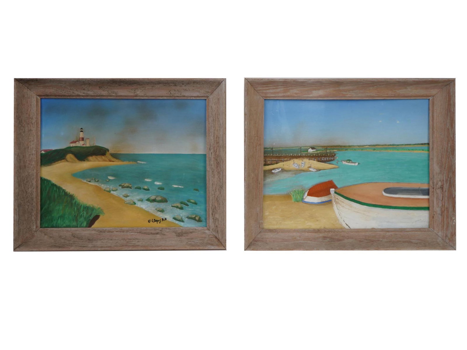 MID CENTURY MARINE PAINTINGS BY W.G. DUPONG (1 of 6)
