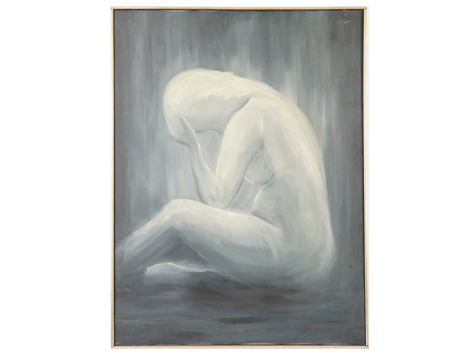 NUDE FIGURE OIL PAINTING SIGNED N HANSON (1 of 4)