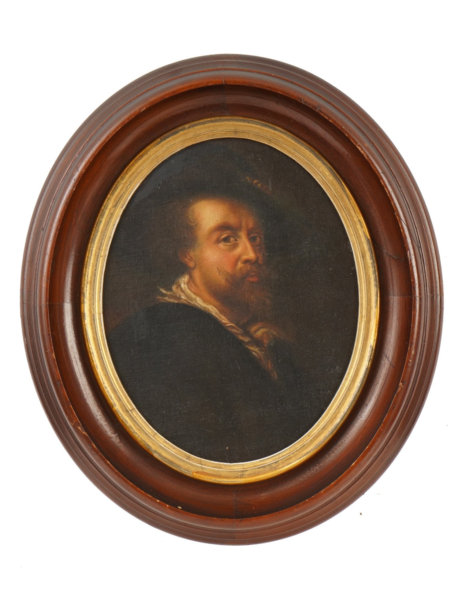 PORTRAIT PAINTING AFTER PETER PAUL RUBENS SELF PORTRAIT (1 of 4)