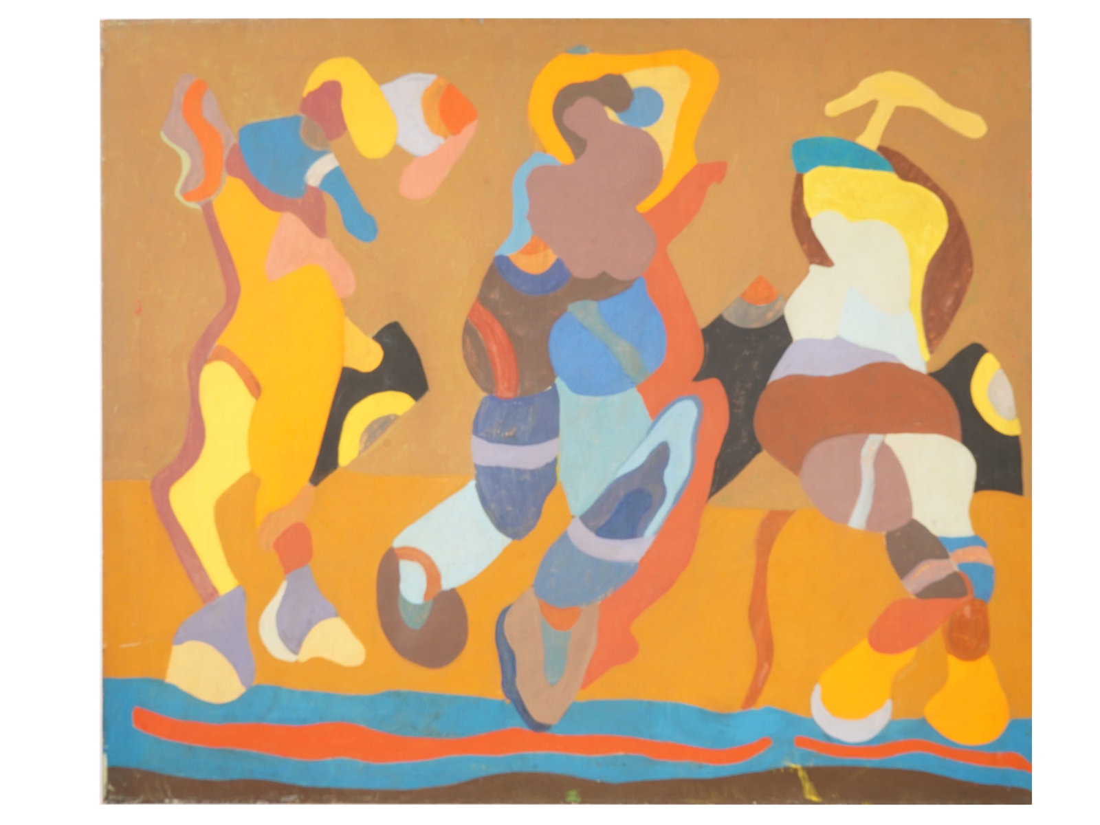 LUIS LOPEZ LOZA MEXICAN ABSTRACT OIL PAINTING (1 of 4)