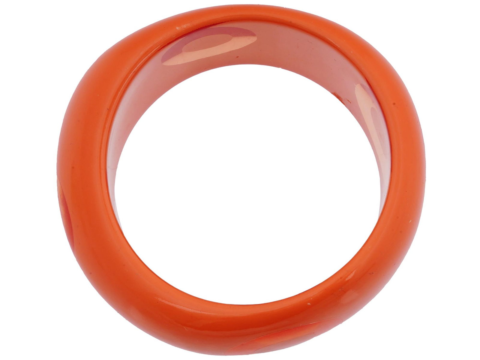 BAKELITE BANGLE BRACELETS AND STATEMENT NECKLACE - 5