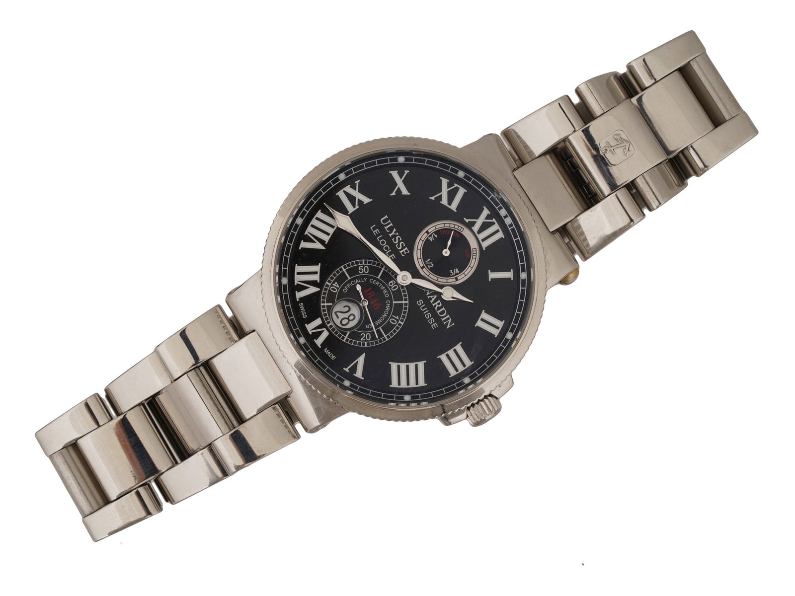 ULYSSE NARDIN MAXI MARINE CHRONOMETER IOB W COA - 2