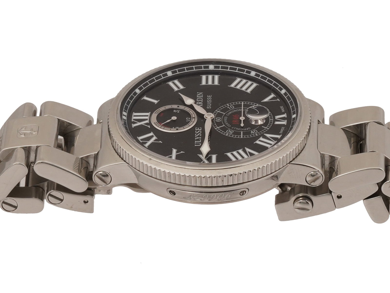 ULYSSE NARDIN MAXI MARINE CHRONOMETER IOB W COA - 4