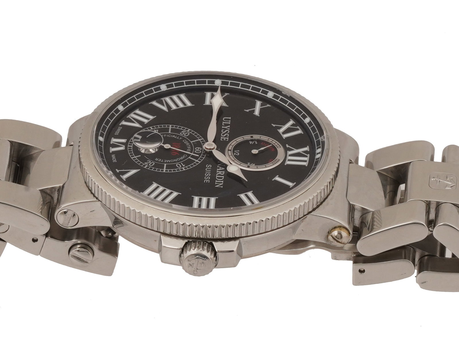 ULYSSE NARDIN MAXI MARINE CHRONOMETER IOB W COA - 5