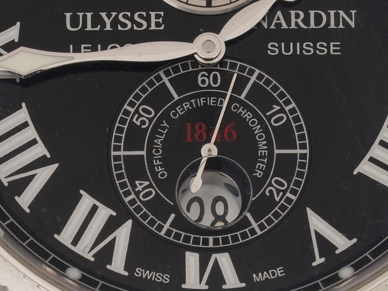 ULYSSE NARDIN MAXI MARINE CHRONOMETER IOB W COA - 6