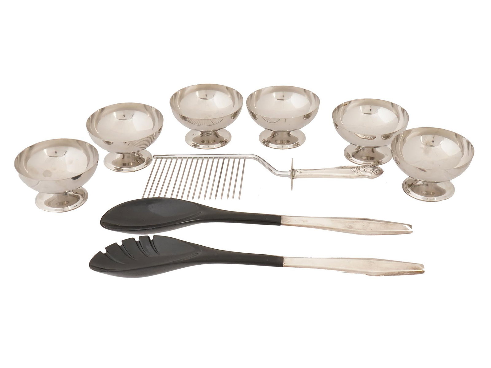KITCHEN TOOLS AND UTENSILS W STERLING SILVER HANDLES (1 of 11)