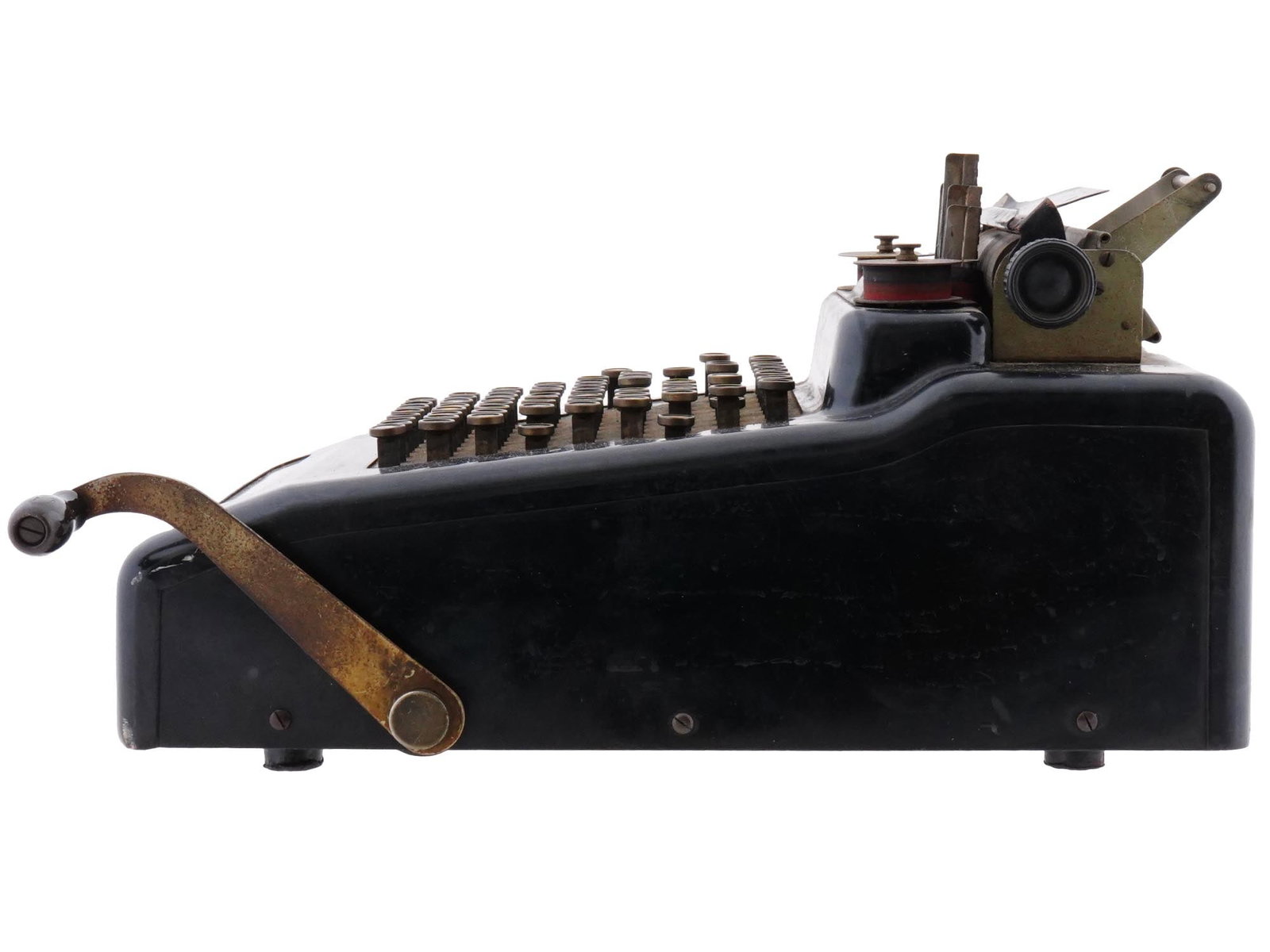 ANTIQUE AMERICAN VICTOR BURROUGHS ADDING MACHINE - 2