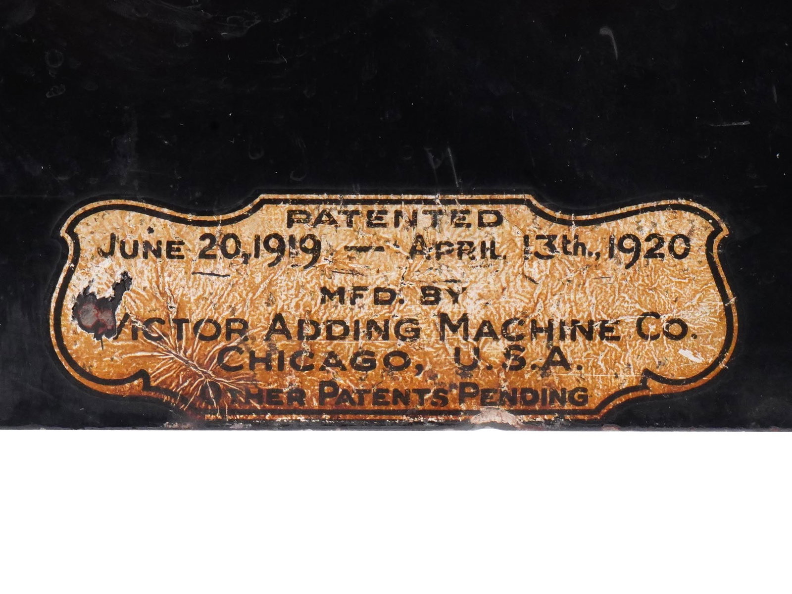 ANTIQUE AMERICAN VICTOR BURROUGHS ADDING MACHINE - 8