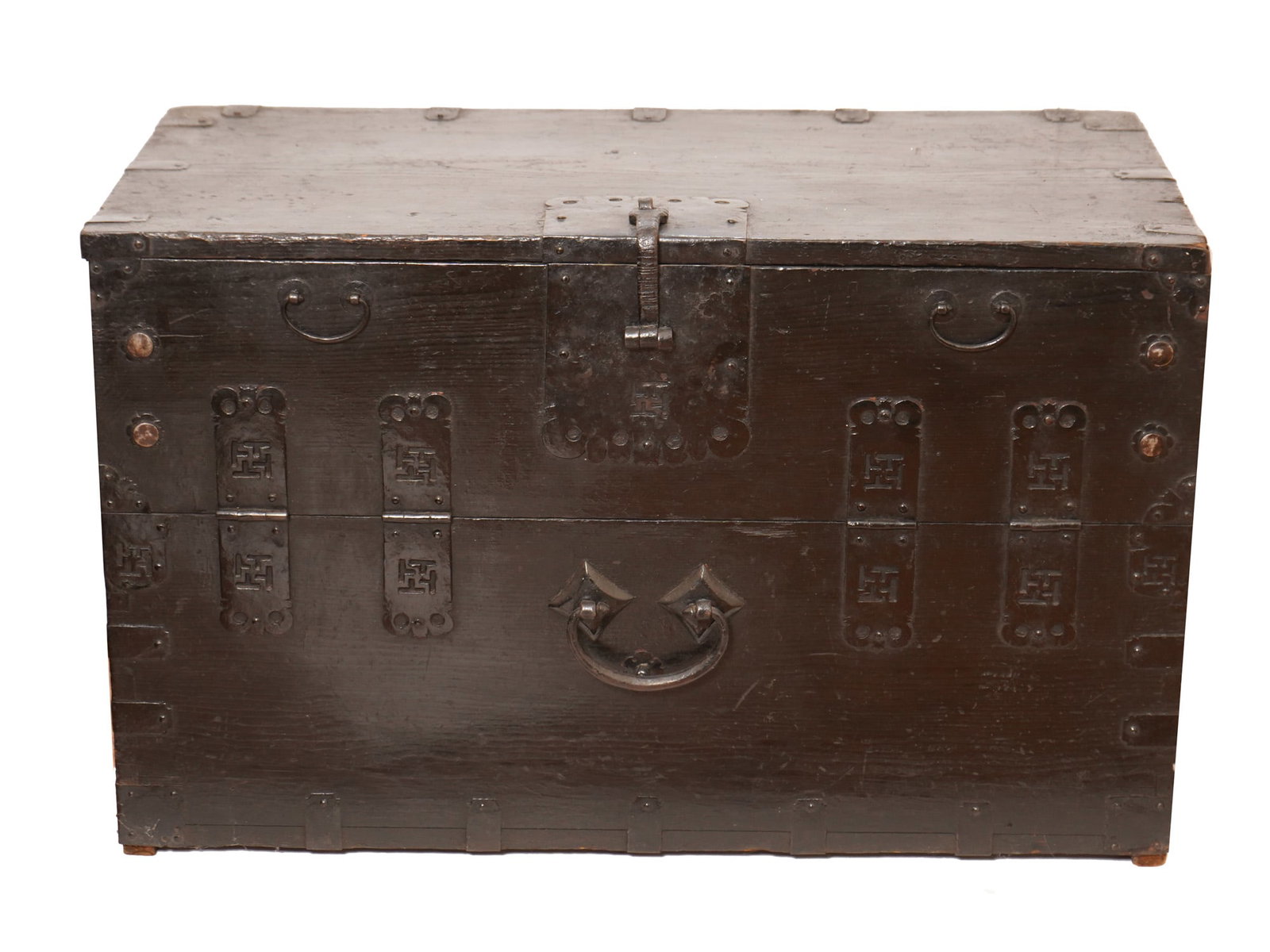 ANTIQUE KOREAN JOSEON DYNASTY BANDAJI BLANKET CHEST (1 of 17)