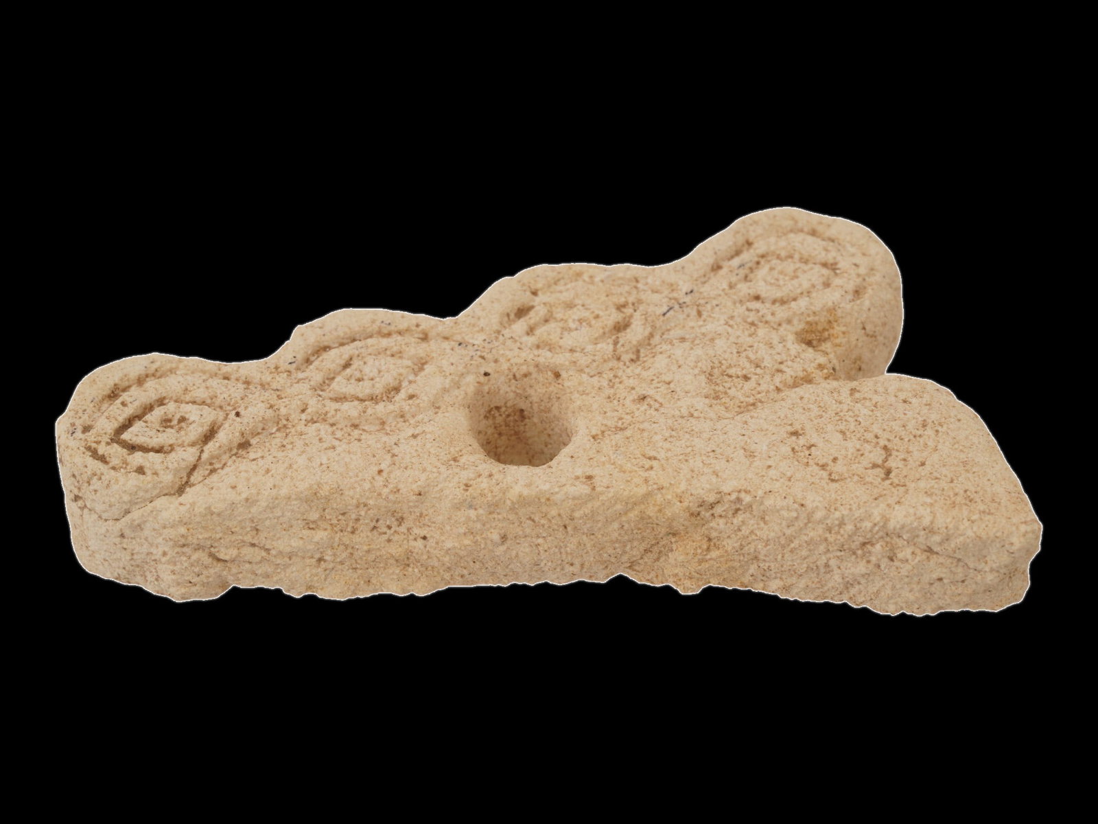 ANCIENT NEAR EASTERN DOUBLED EYE IDOL STONE FRAGMENT (1 of 5)