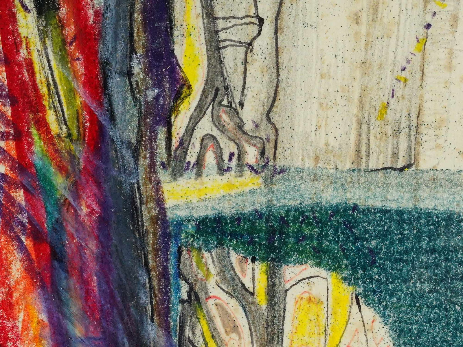 ABSTRACT COMPOSITION LITHOGRAPH SIGNED STANLEY STANGREN - 3