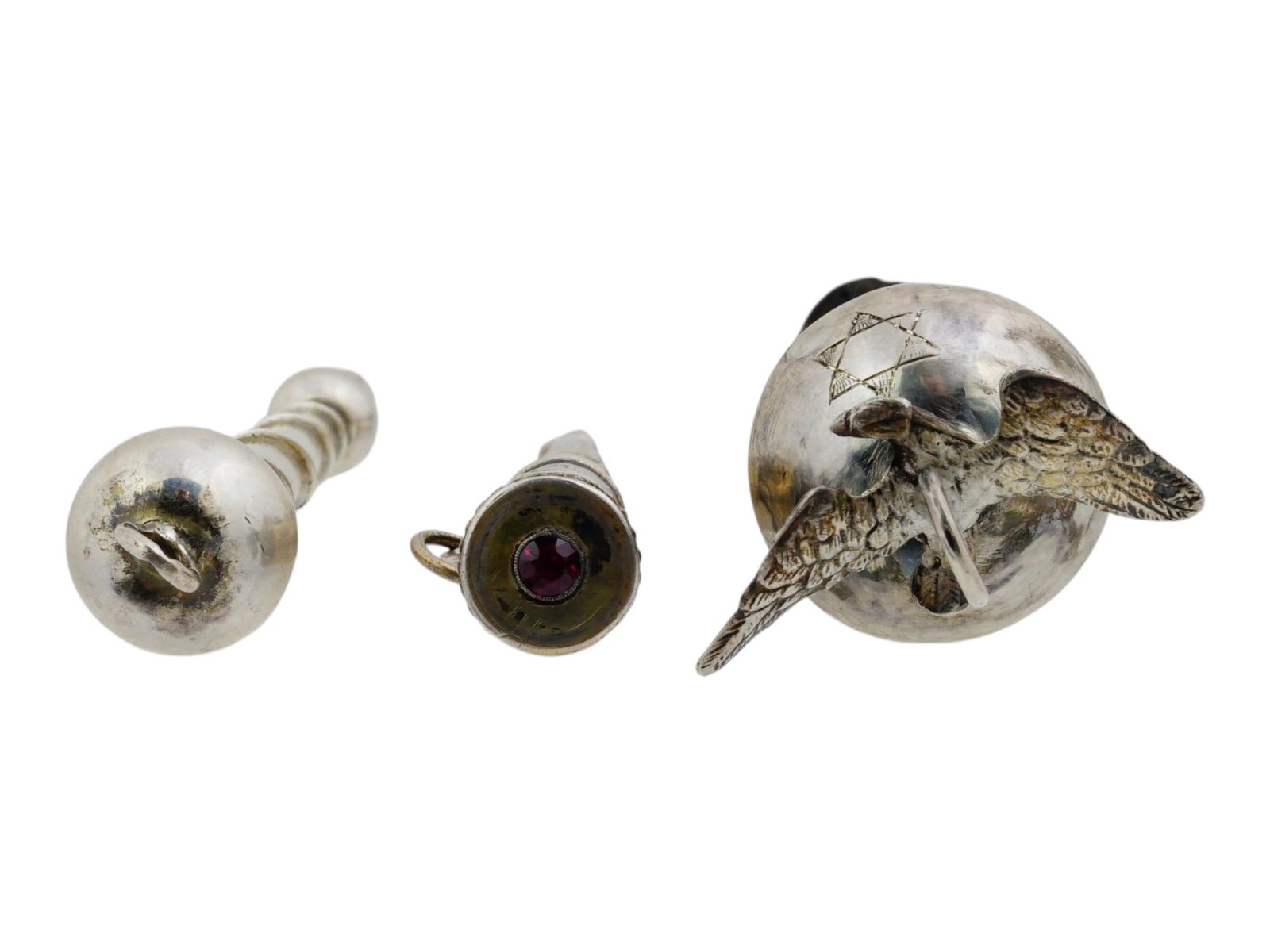 3 CONTINENTAL AND RUSSIAN SILVER TORAH POINTERS - 5