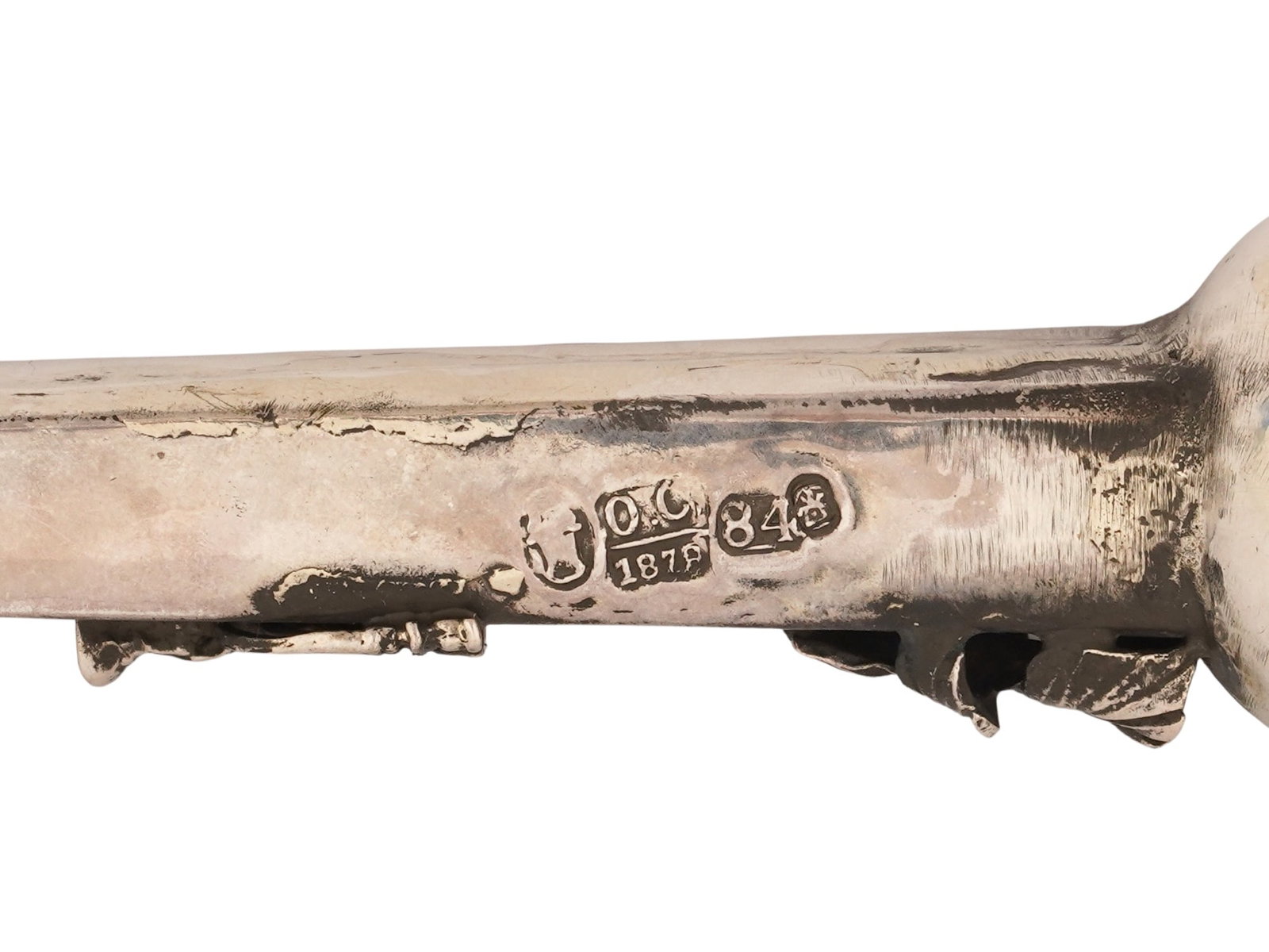 RUSSIAN 84 SILVER TORAH POINTER WITH LION - 5