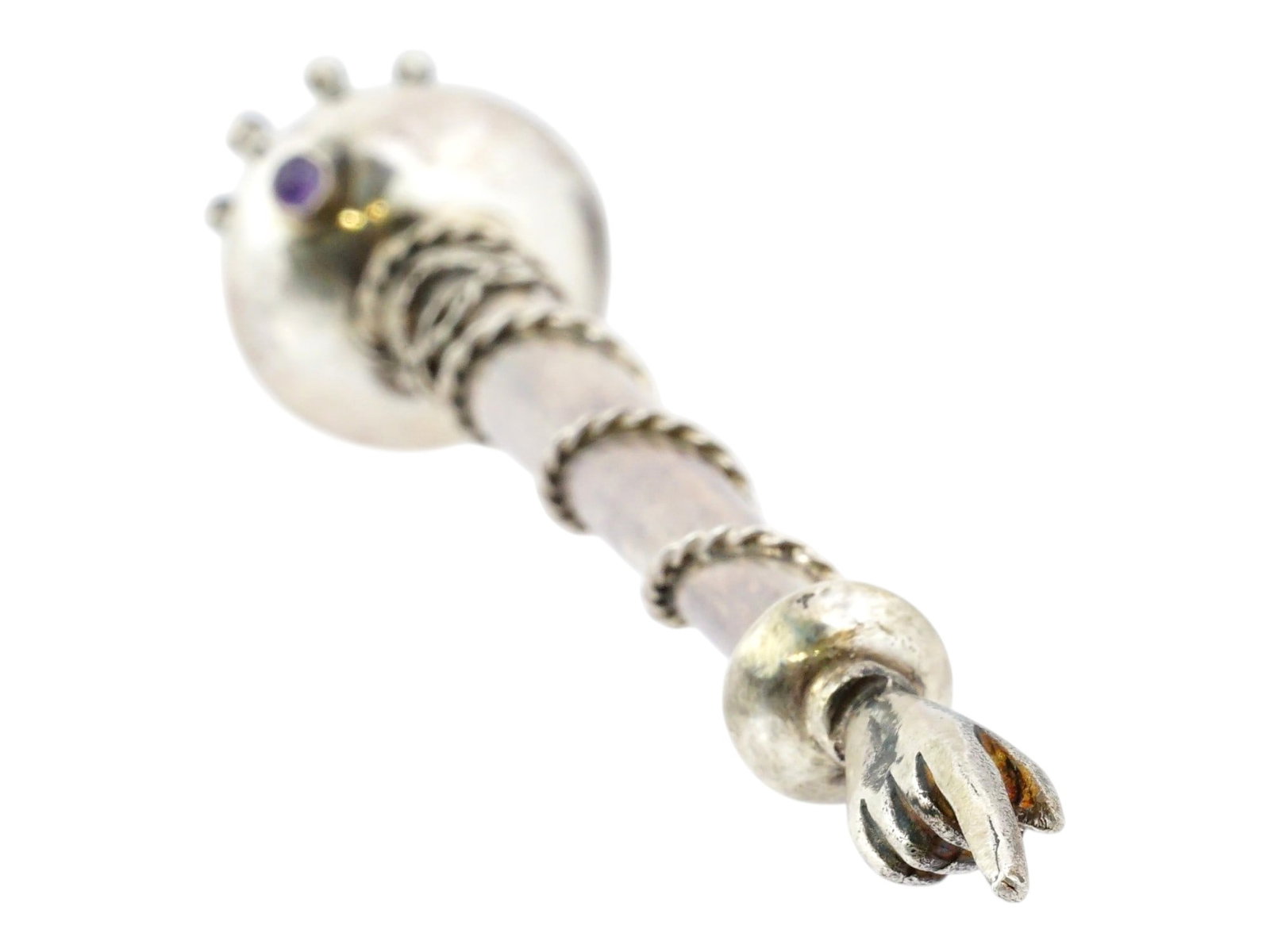 RUSSIAN JUDAICA SILVER TORAH POINTER - 2
