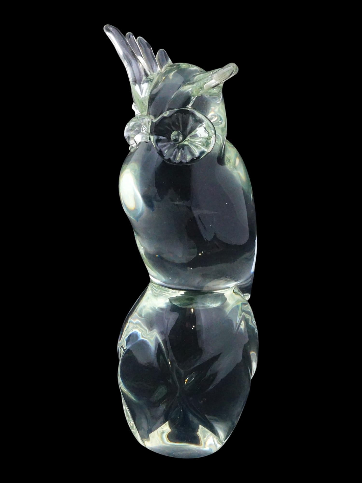 VINTAGE ITALIAN MURANO GLASS OWL FIGURINE (1 of 10)