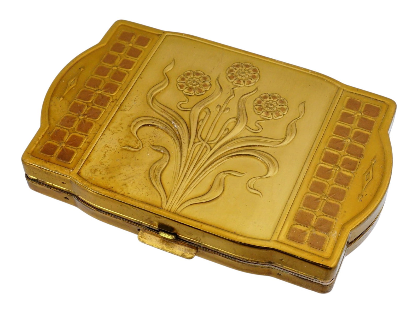 THREE ANTIQUE PERSONAL ACCESSORIES BOXES CONTAINERS - 11