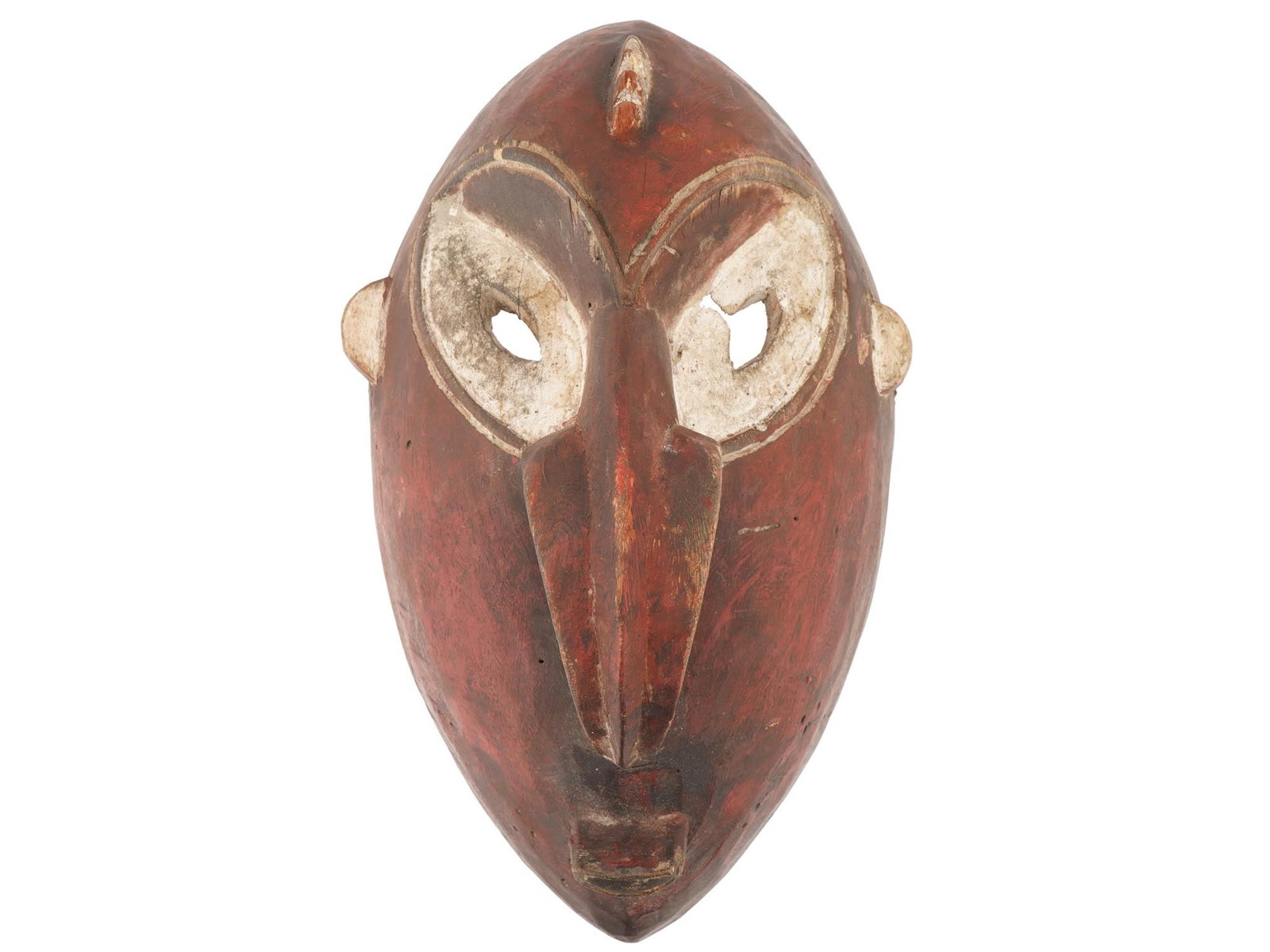 20TH CENTURY PAPUA NEW GUINEA CARVED WOODEN MASK (1 of 6)